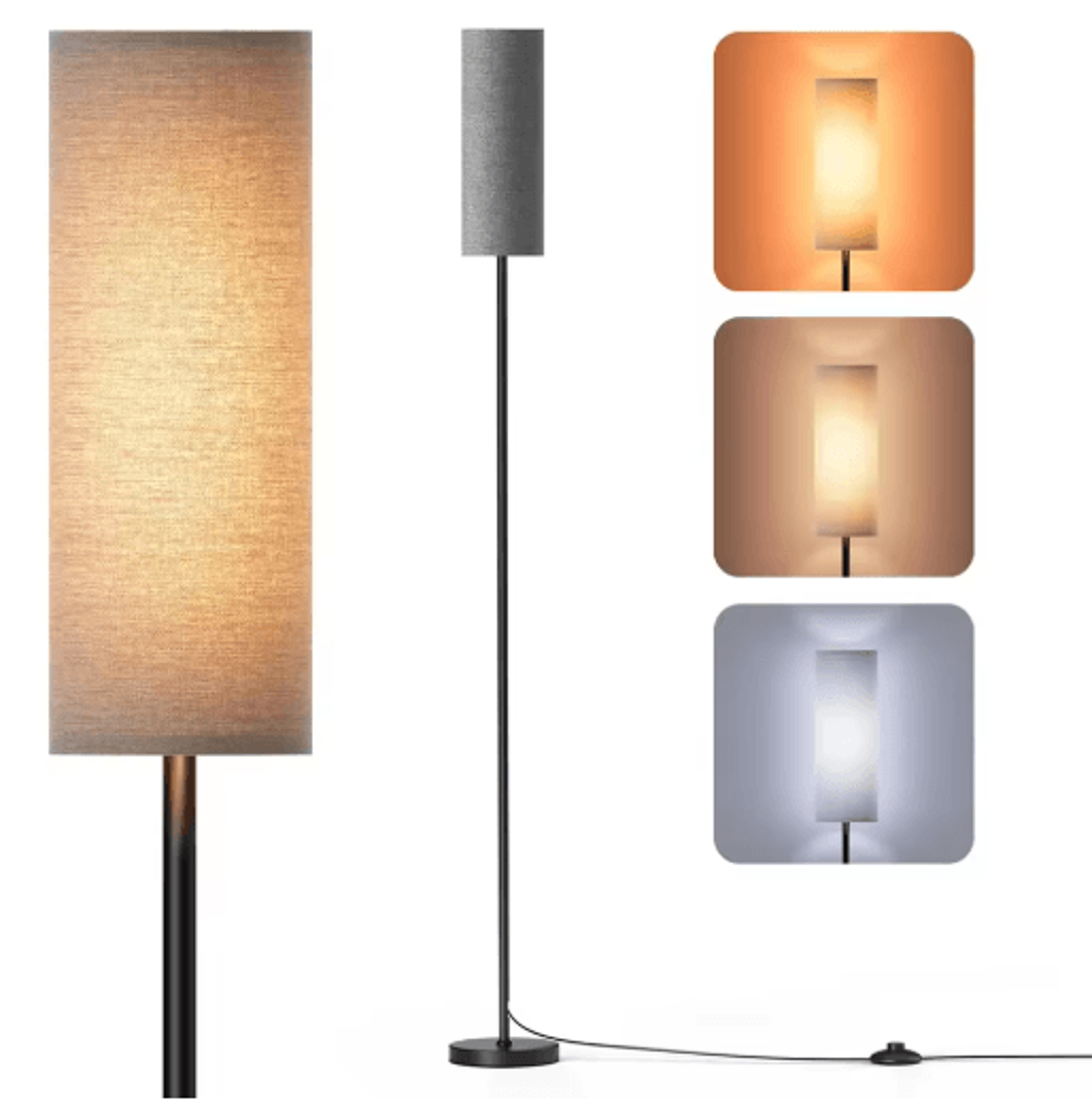 Modern Standing Floor Lamp  Tall Decorative Light For Living Room And Bedroom 1