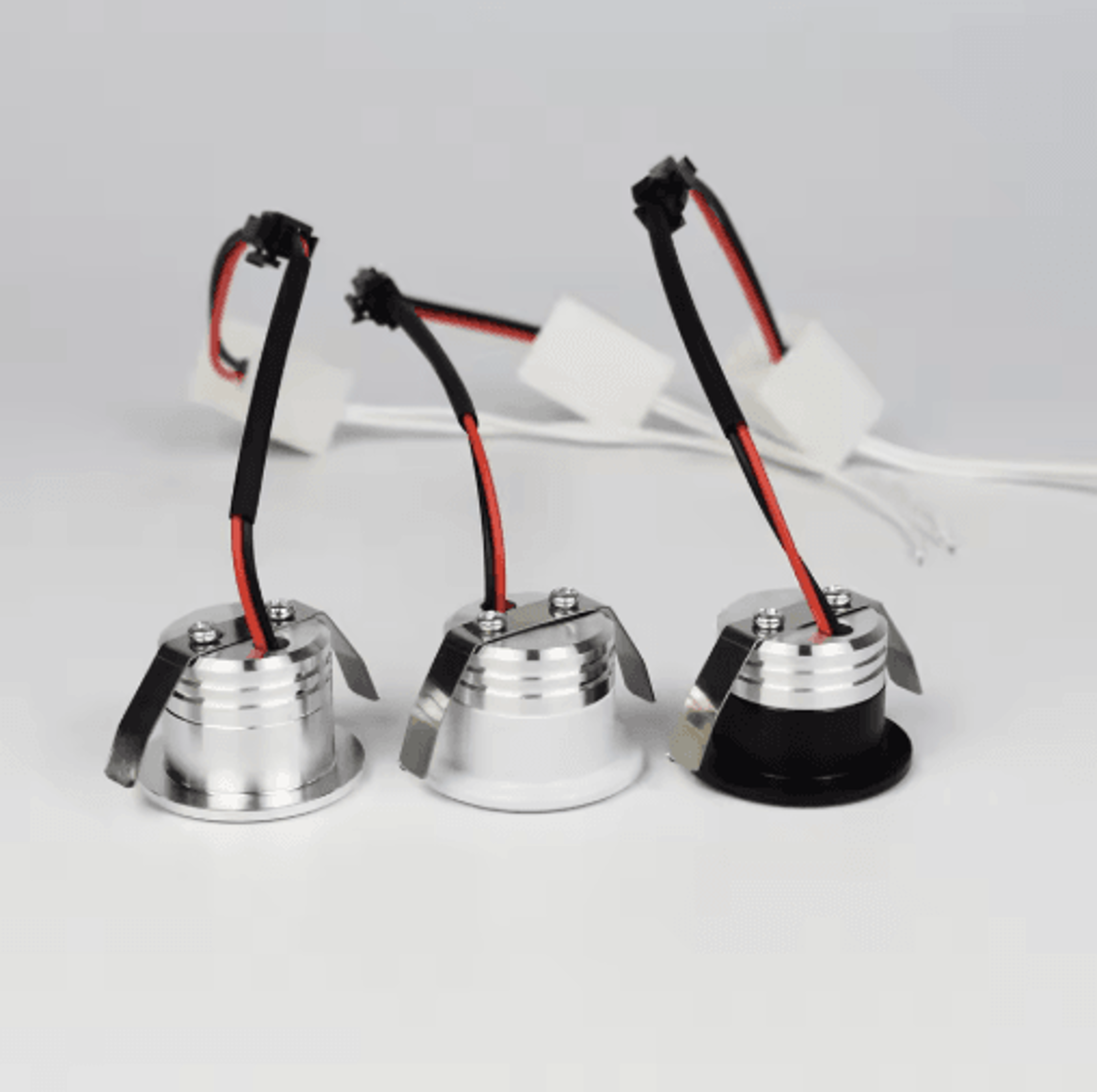 3W Mini COB LED Spotlight  Compact Recessed Light In Black Silver Or White 8