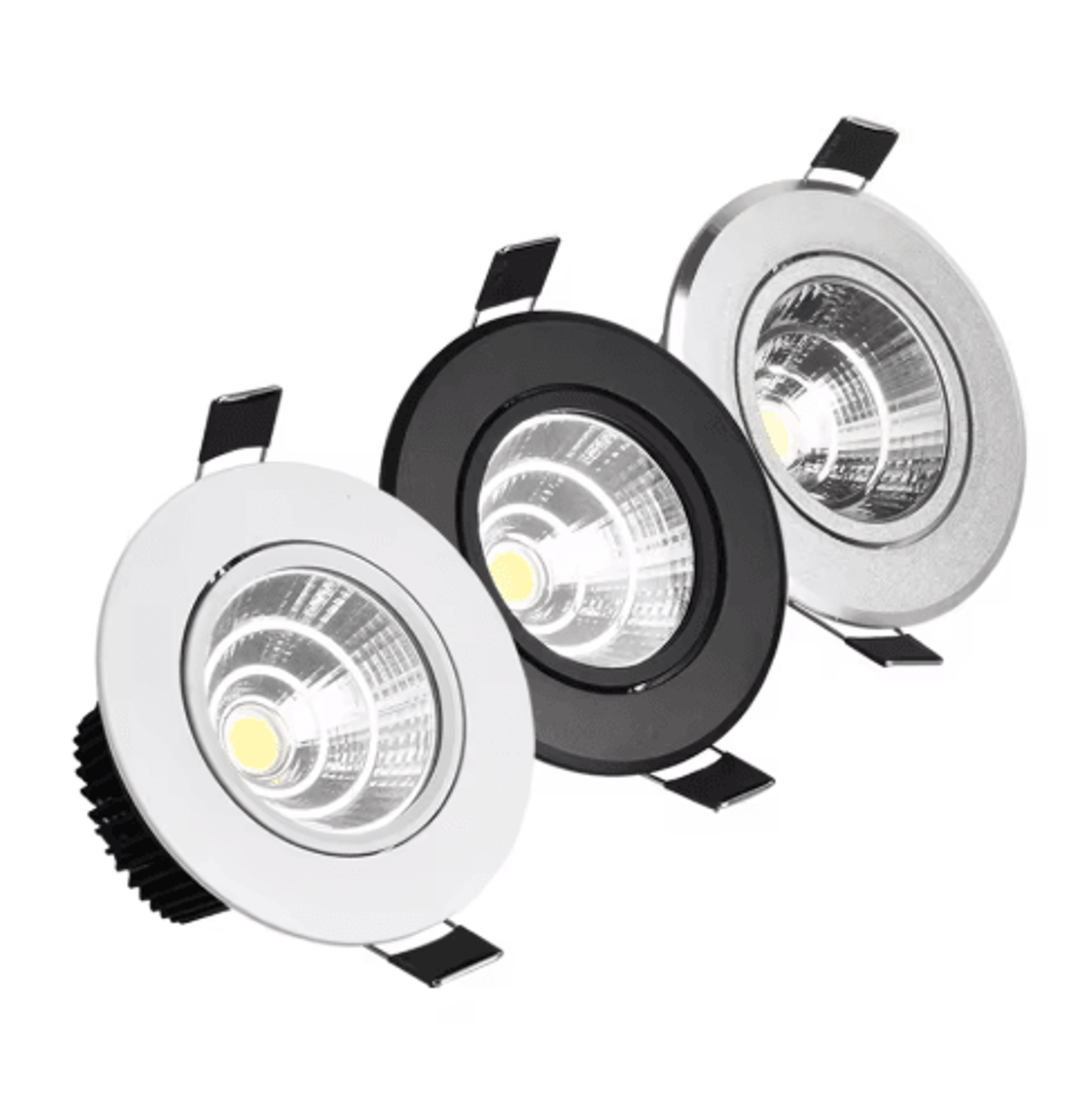 Dimmable COB LED Downlight  Recessed Spotlight 3W 5W 7W 12W 0