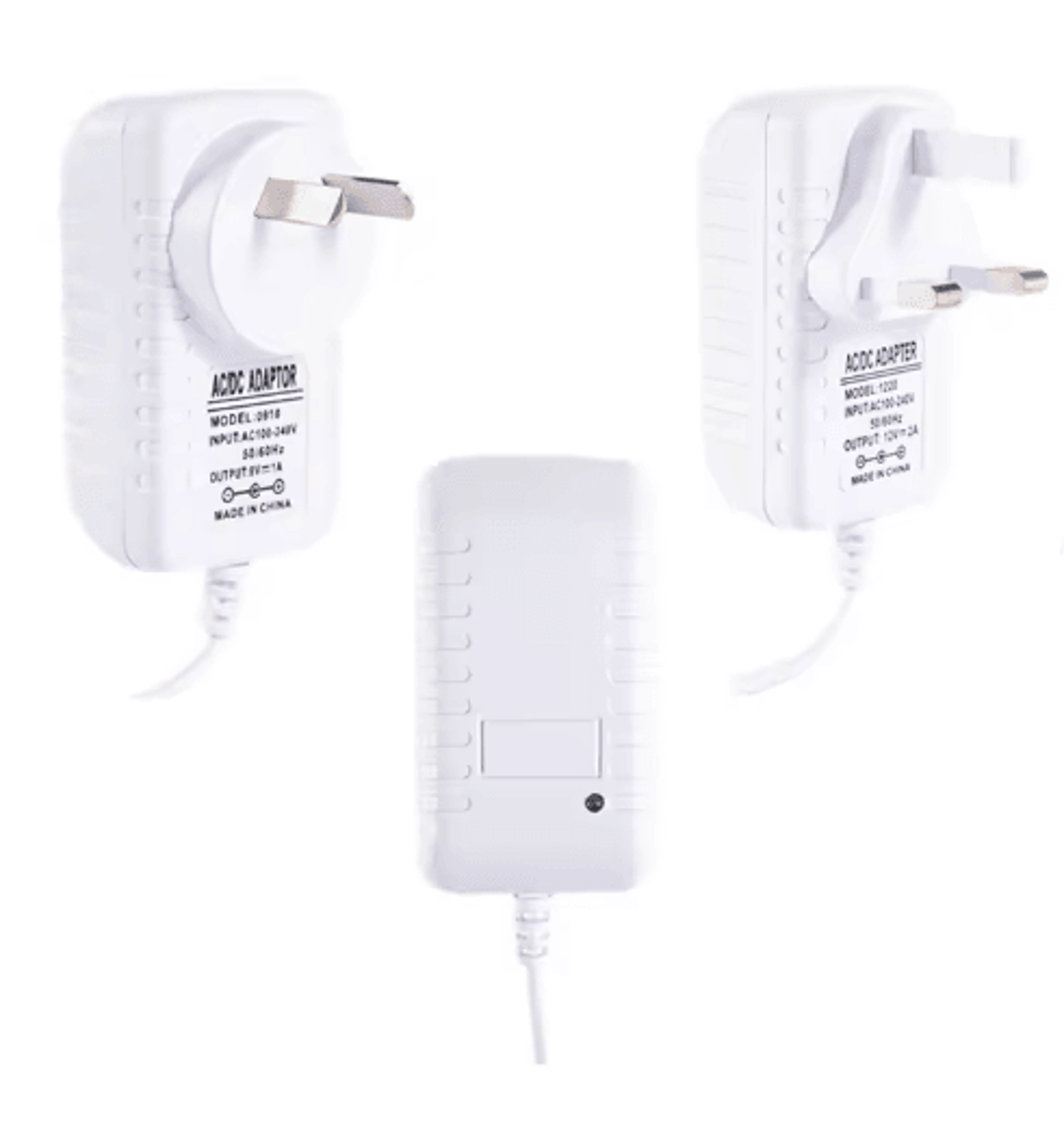 12V Power Supply Adapter  1A 2A 3A DC Transformer With White Housing 7