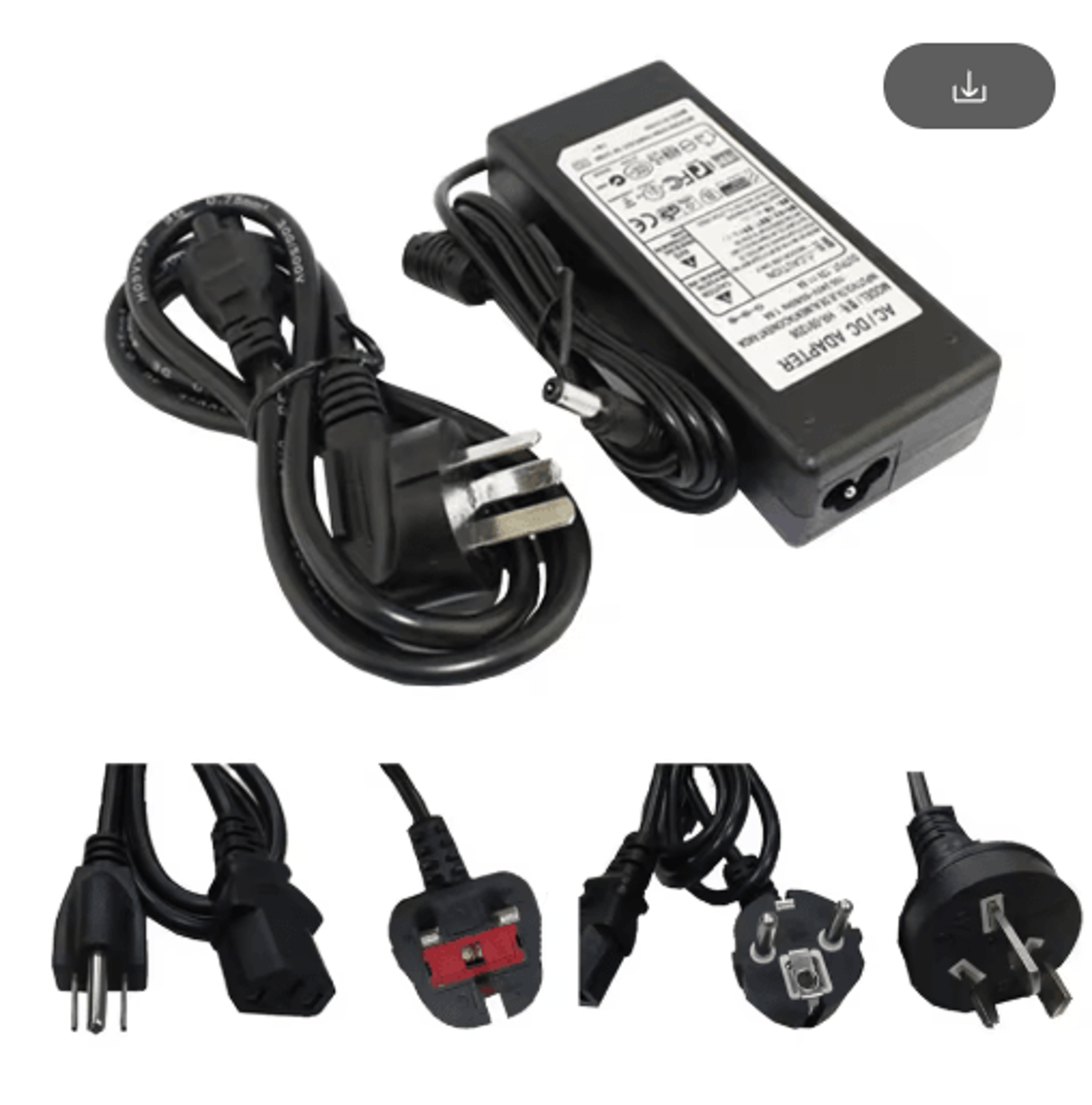 12V DC Power Supply Adapter  2A To 8A LED Strip Light Transformer 10