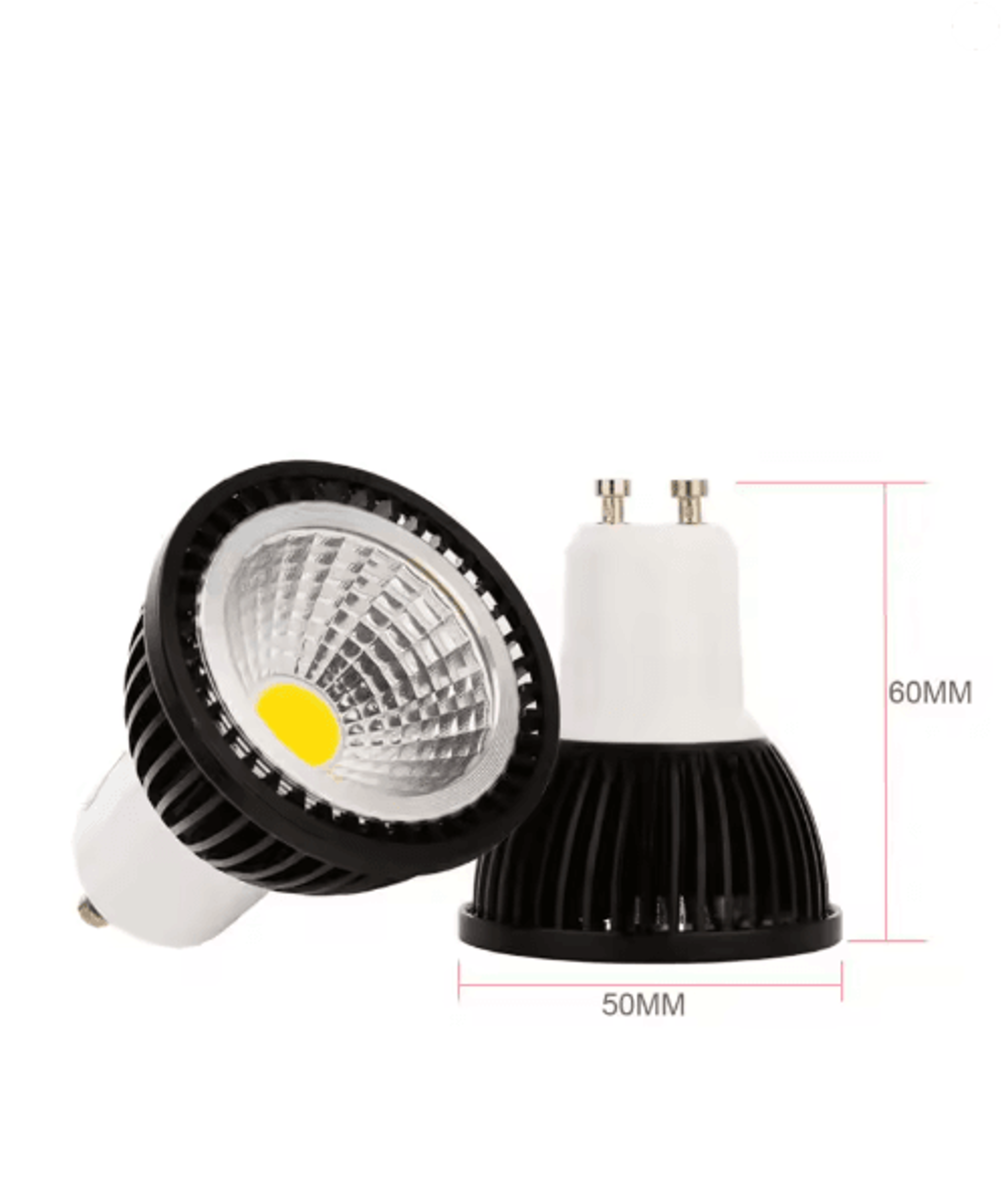 5W COB LED Spotlight Bulb  MR16 GU10 Recessed Downlight Lamp 0