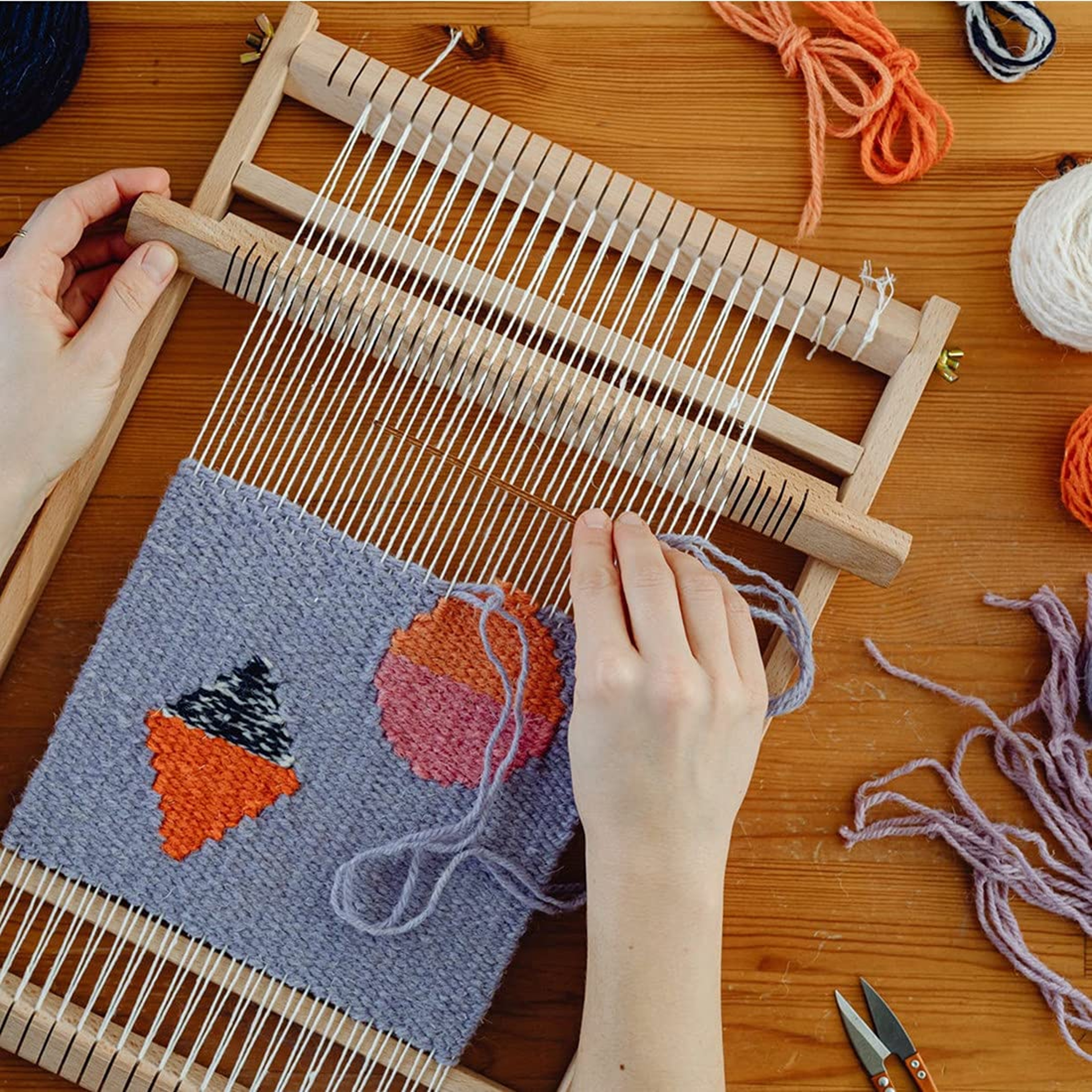 Wooden Weaving Loom Frame For Beginners And Kids 4