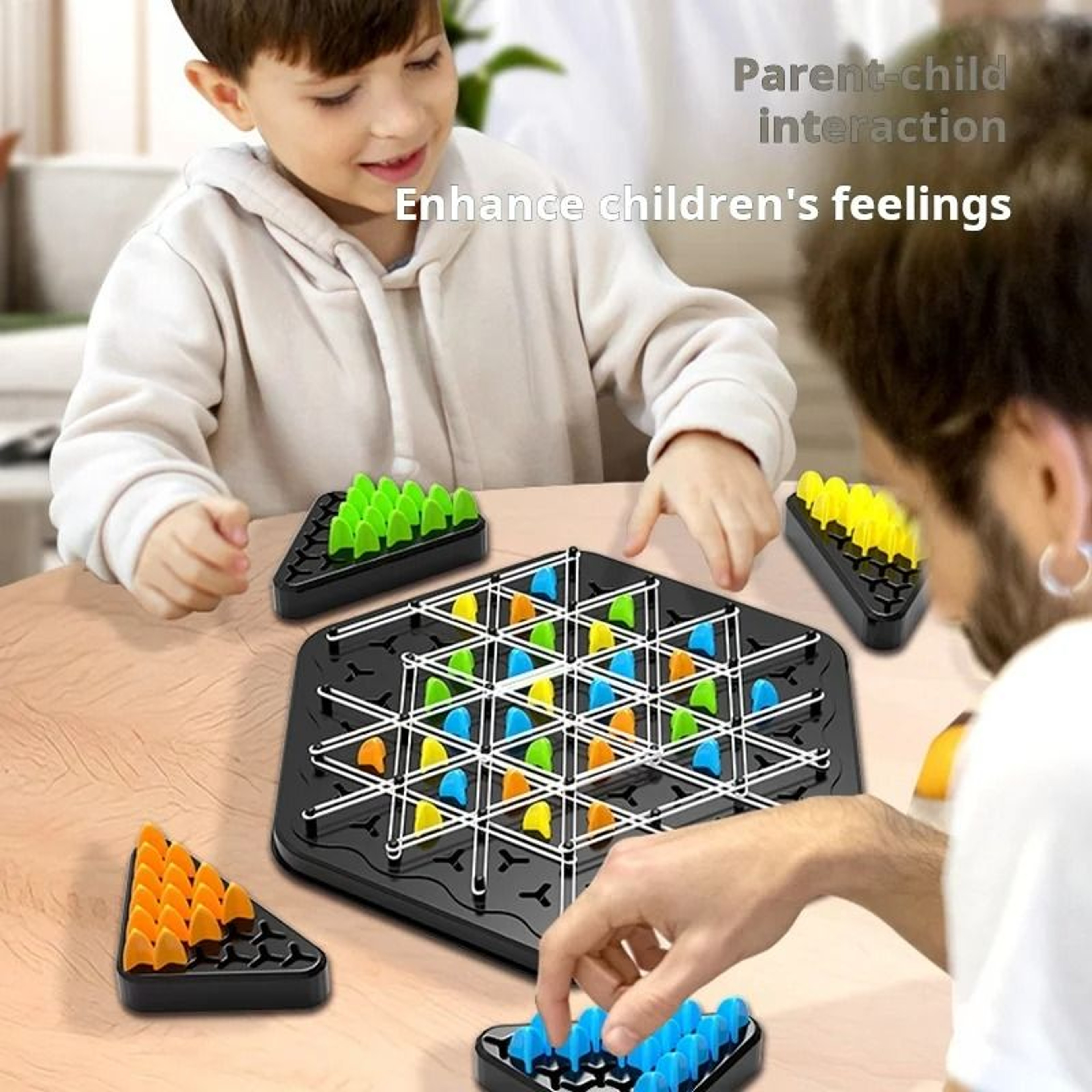 Triggle Triangle Strategy Board Game For Family Play 3