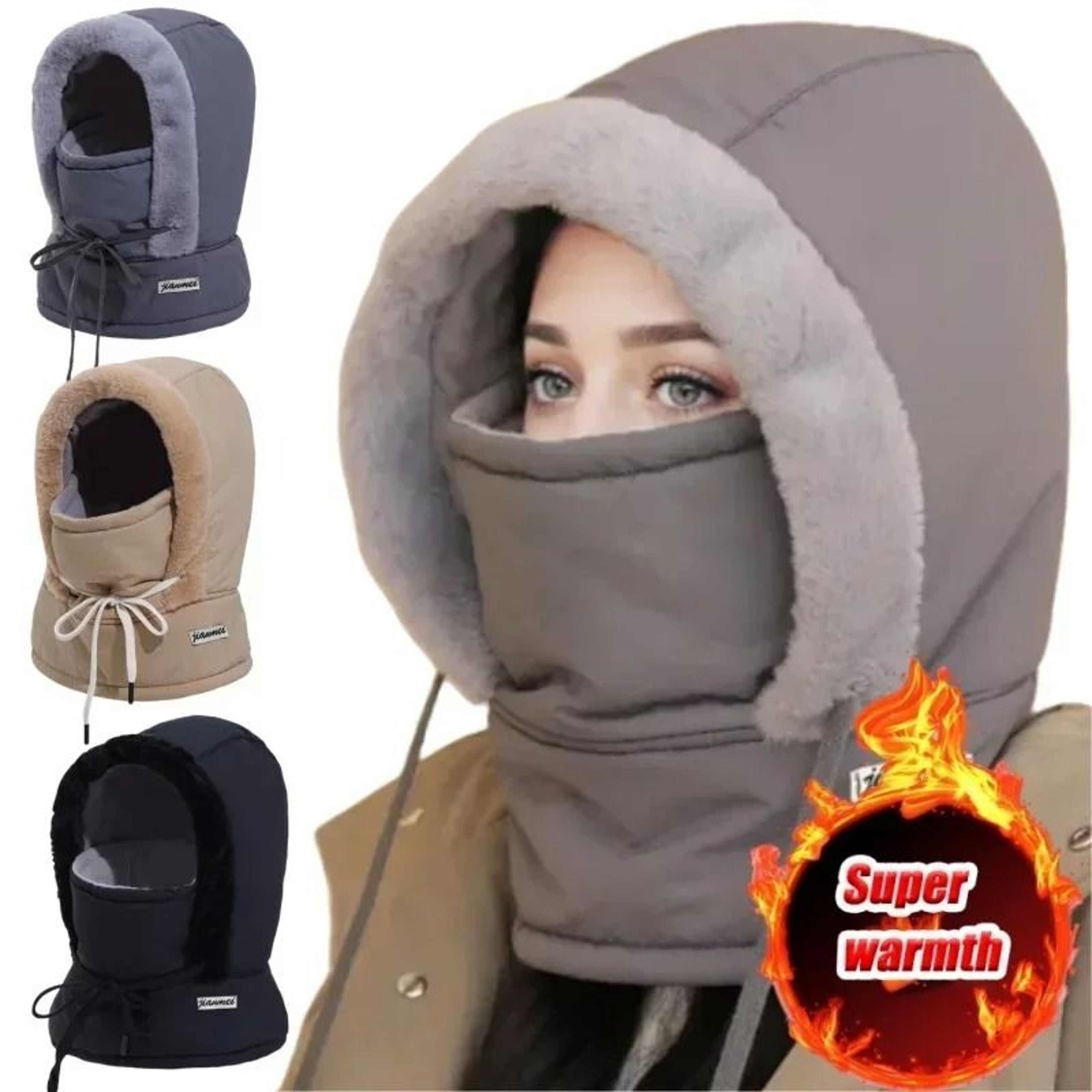 Winter Thermal Balaclava Face Mask Windproof Neck Warmer 17
