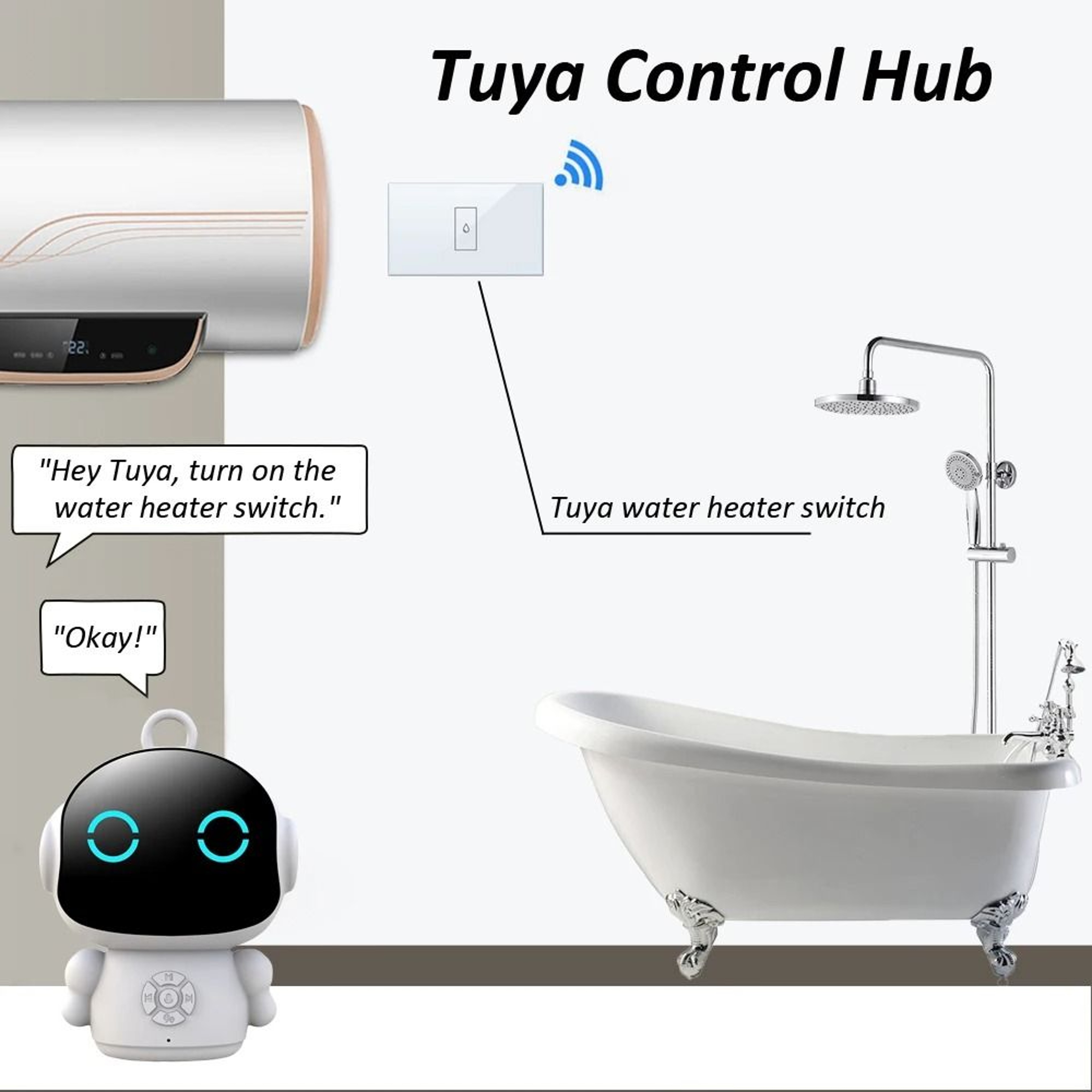 Tuya Smart AI Learning Robot For Kids With Voice Interaction And WiFi 5
