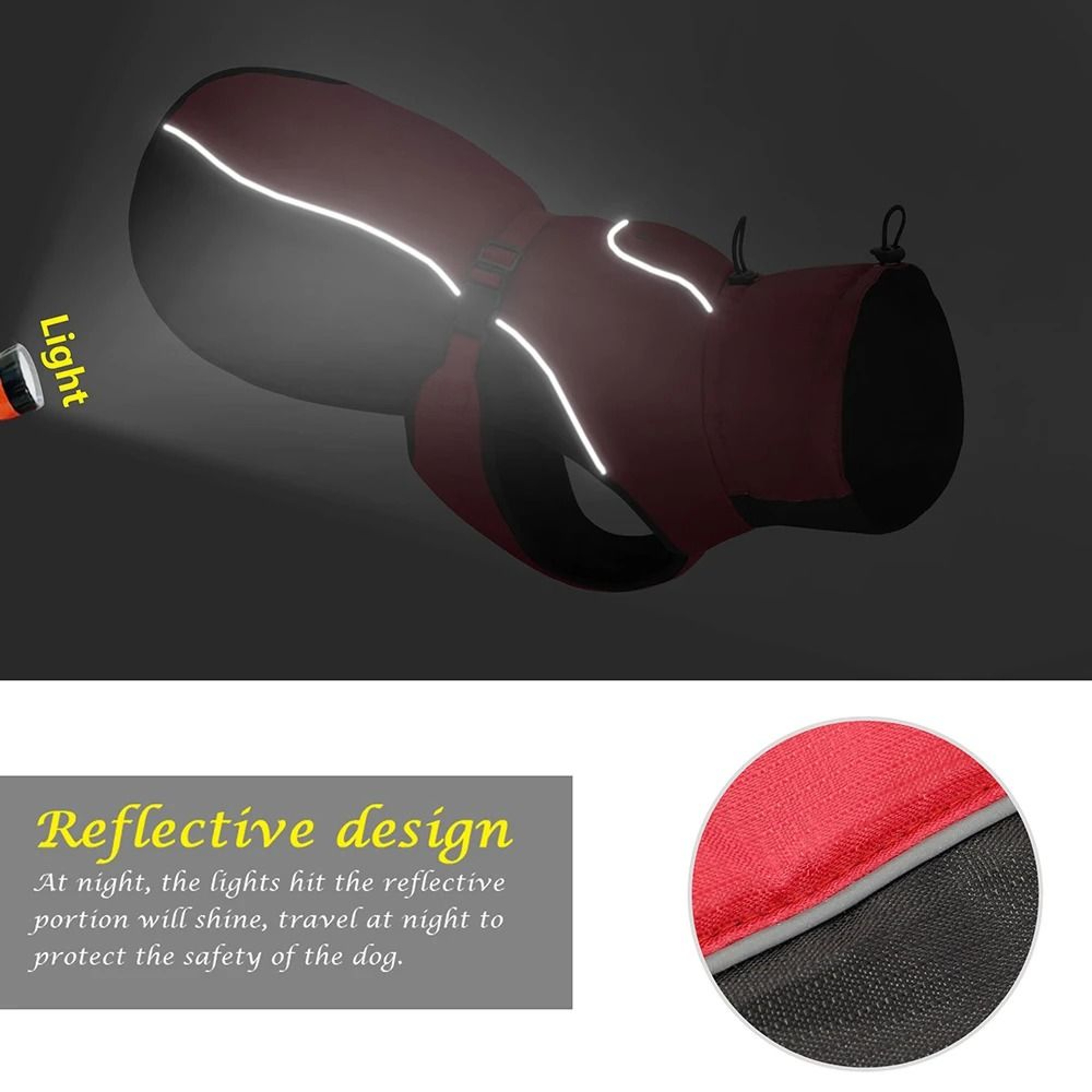 Waterproof Reflective Winter Dog Coat For Large Dogs XL6XL 6