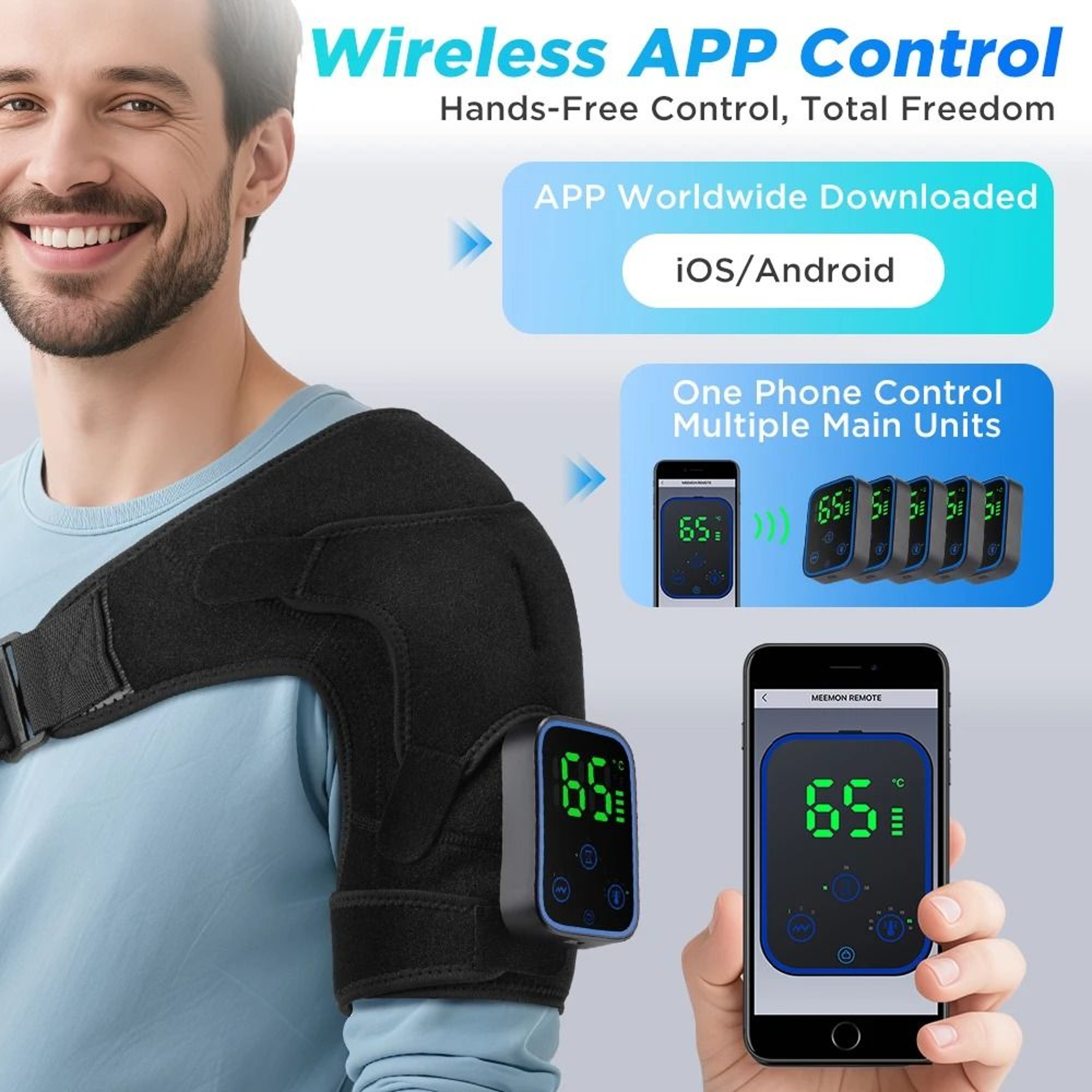 Portable Electric Air Pressure Massager For Shoulder Knee And Elbow 4