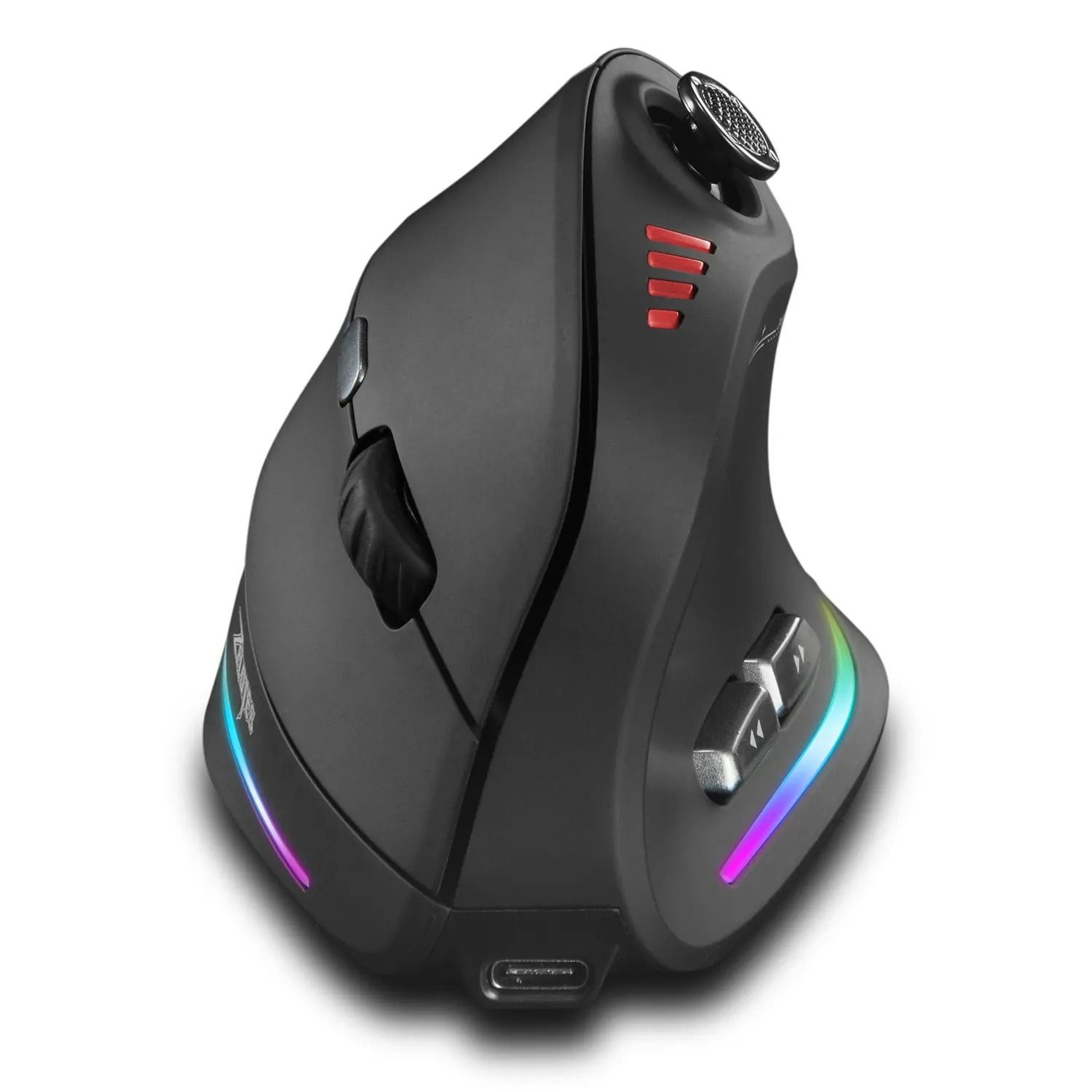 ZELOTES F18 Vertical Ergonomic Wireless Gaming Mouse With Bluetooth High DPI Control 5