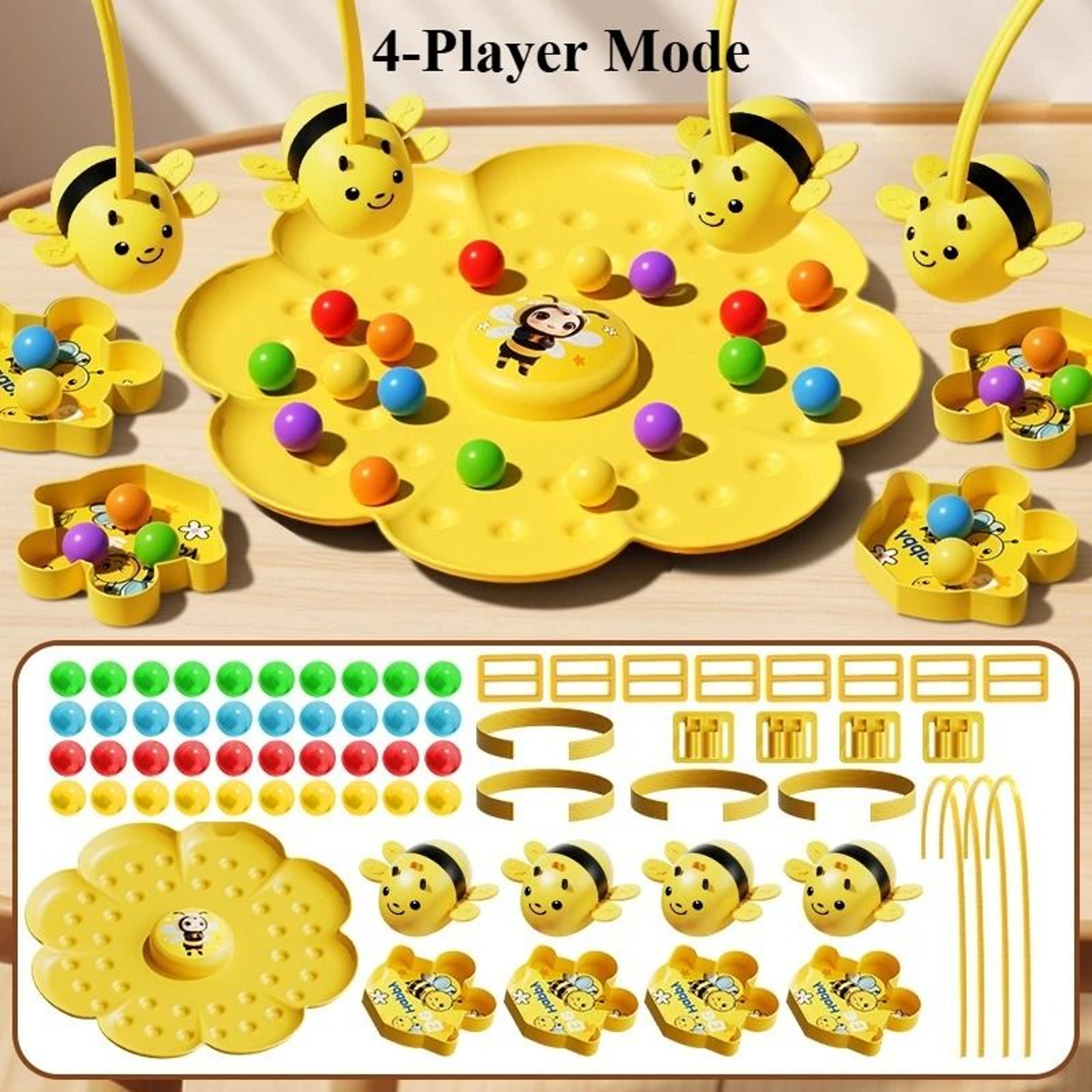 Little Bumblebee Multifunctional Fishing Board Game Educational Toy 0