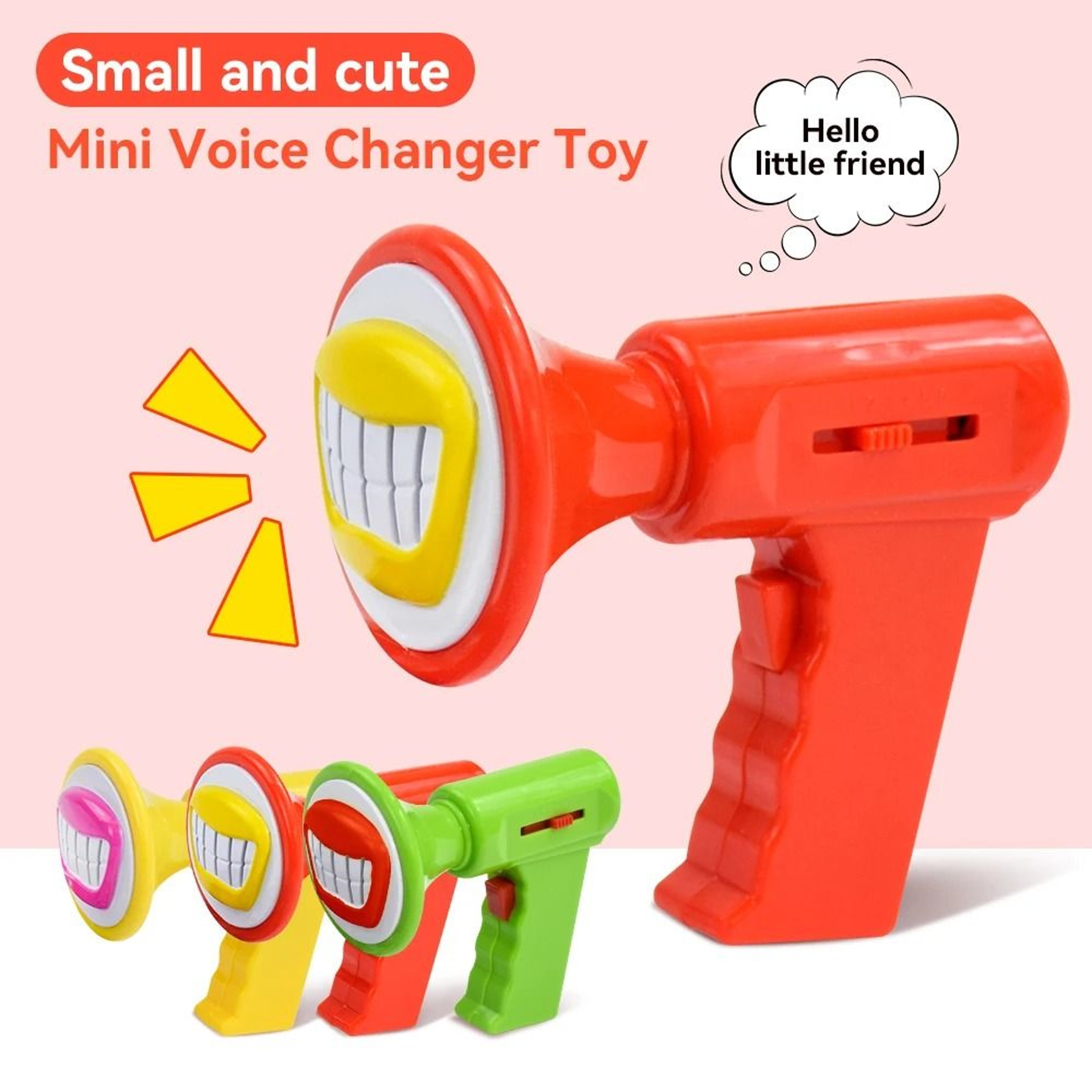 Kids Voice Changer Toy With 6 Sound Effects Handheld Role Play Speaker 4