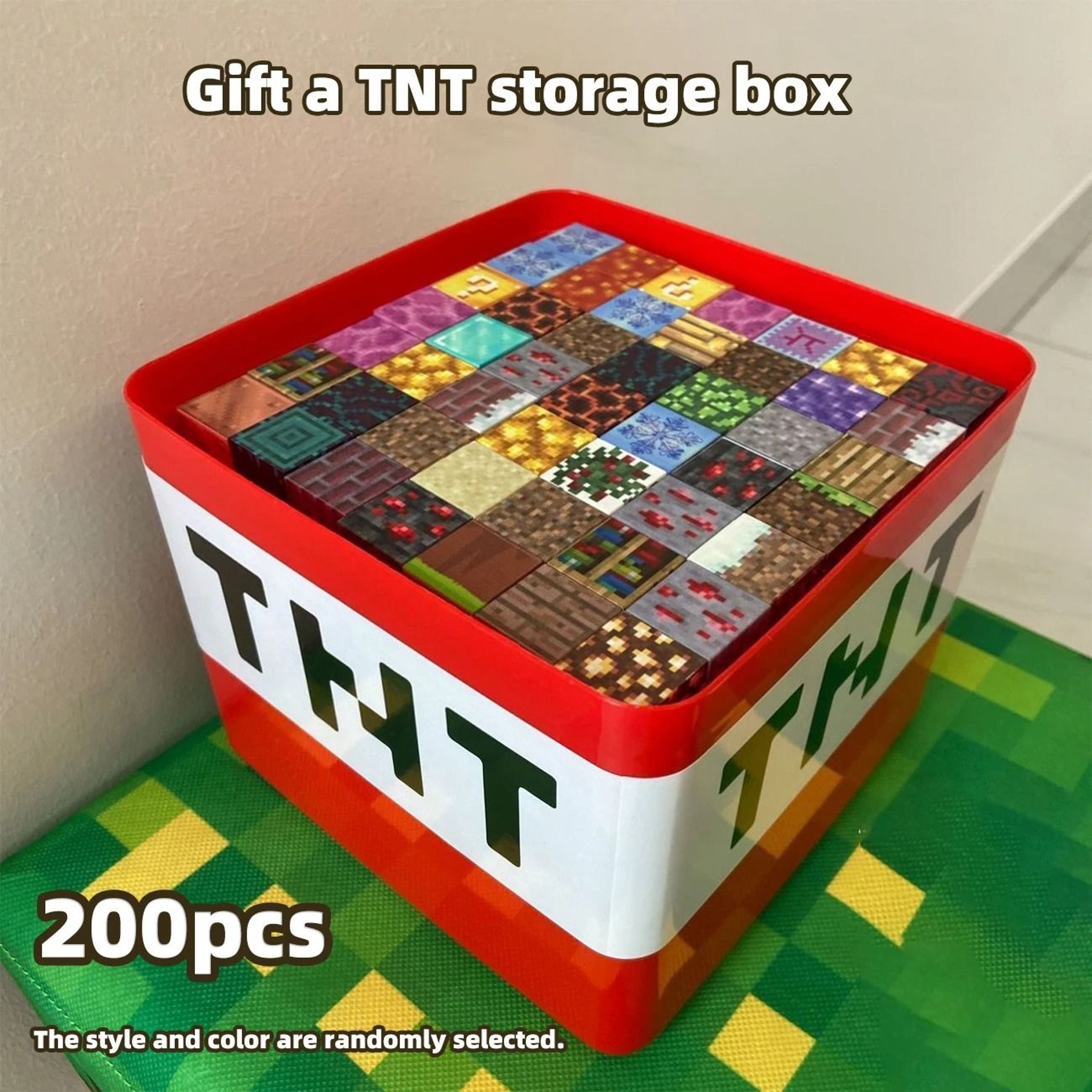 Magnetic Building Blocks Storage Box Set DIY Construction Toy For Kids 2