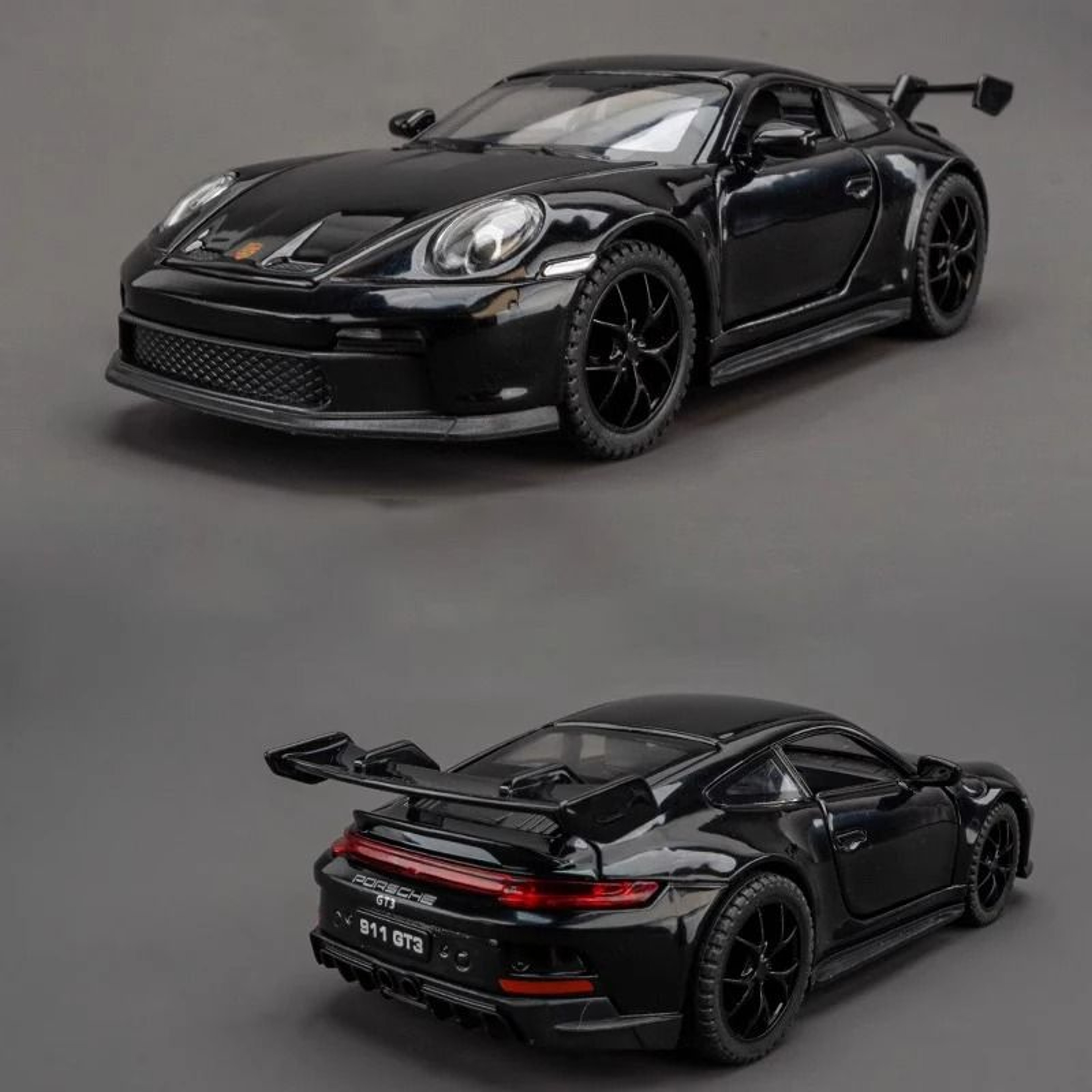 132 GT3 RS Alloy Diecast Sports Car Model With Light And Sound Toy 8