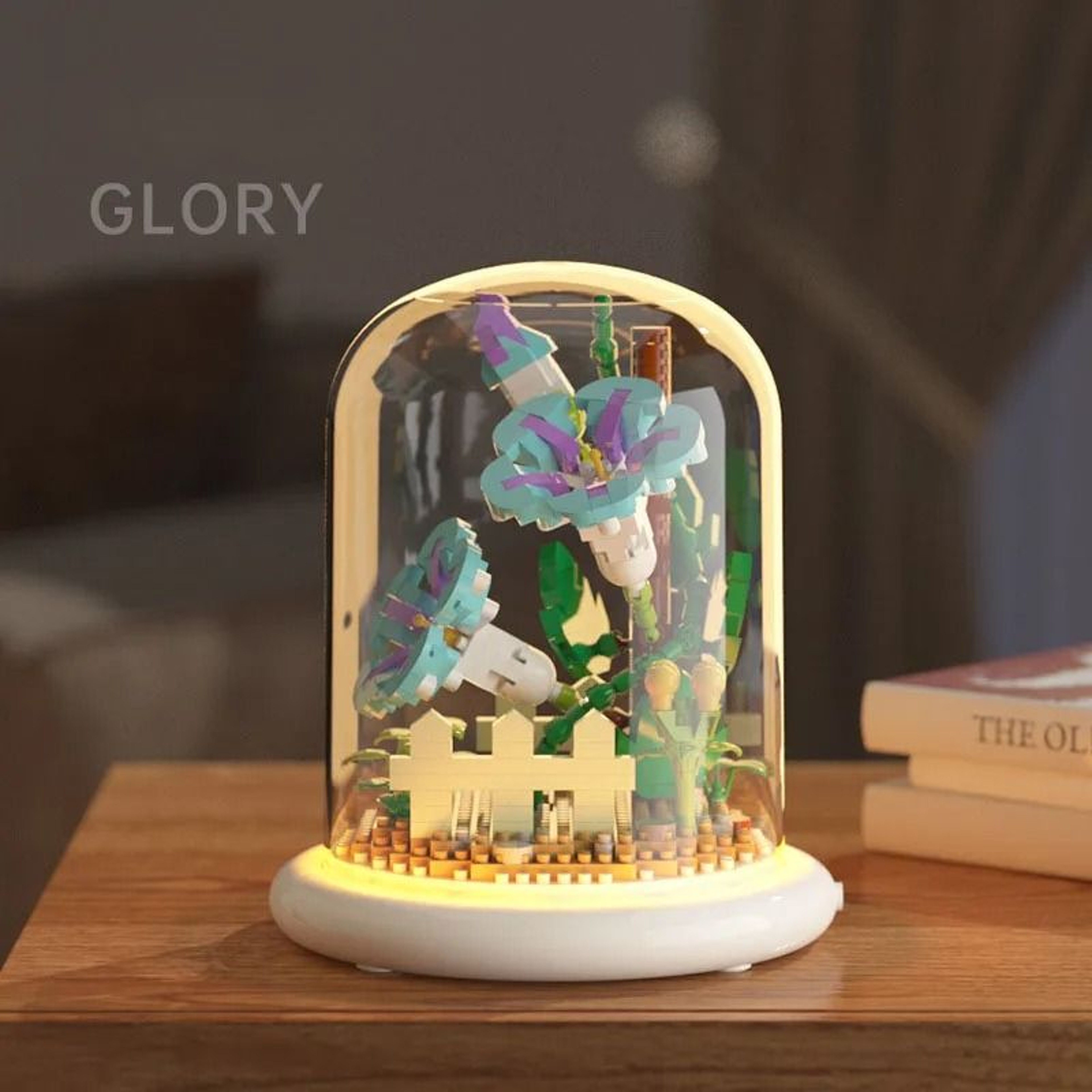 Eternal Block Flower Bouquet DIY Assembly Puzzle Desktop Decor Toy 1