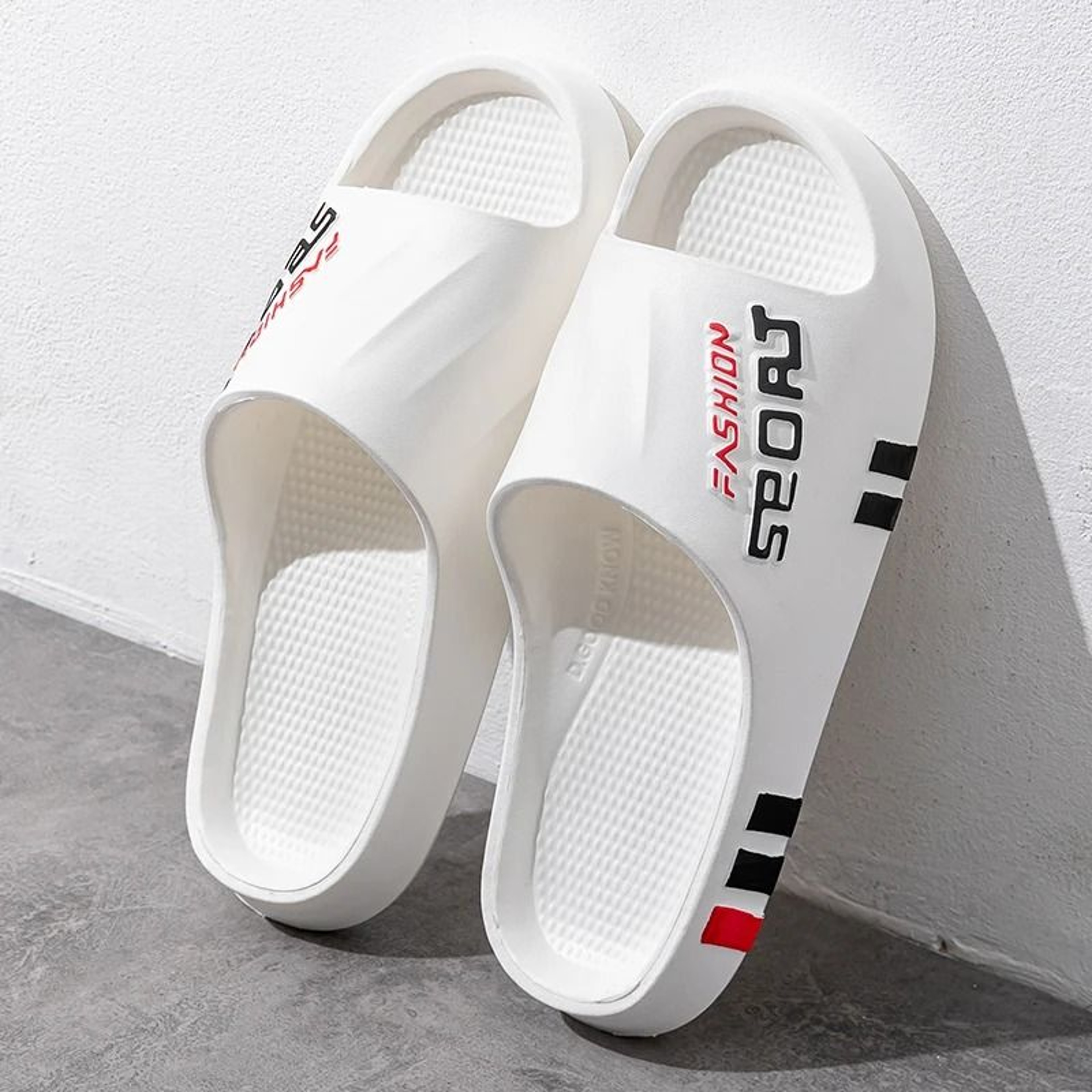 Mens Summer Sport Slippers Soft Sole Non Slip Indoor Outdoor Home Shoes 2