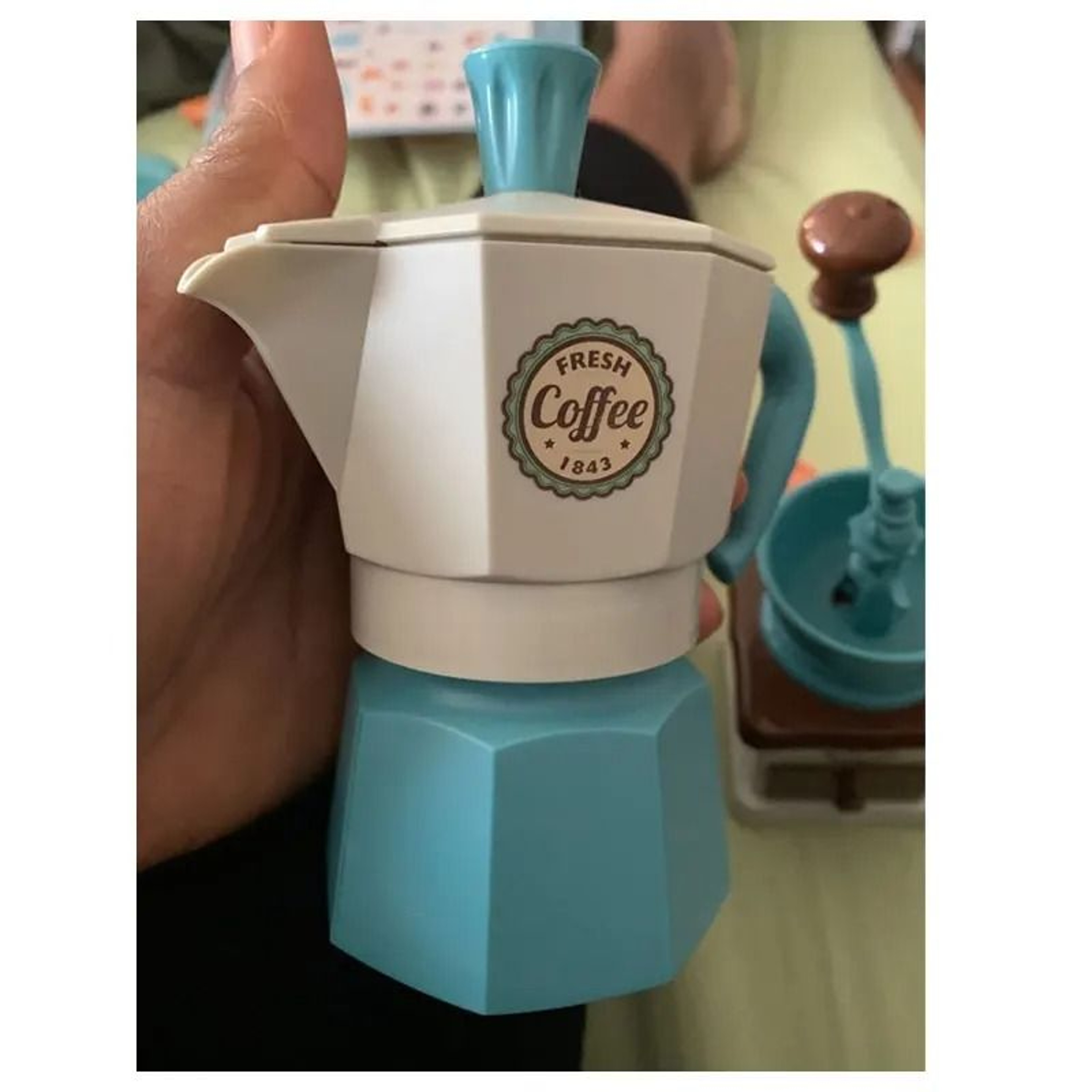 Kids Pretend Play Coffee Set Afternoon Tea Tableware Toy 5