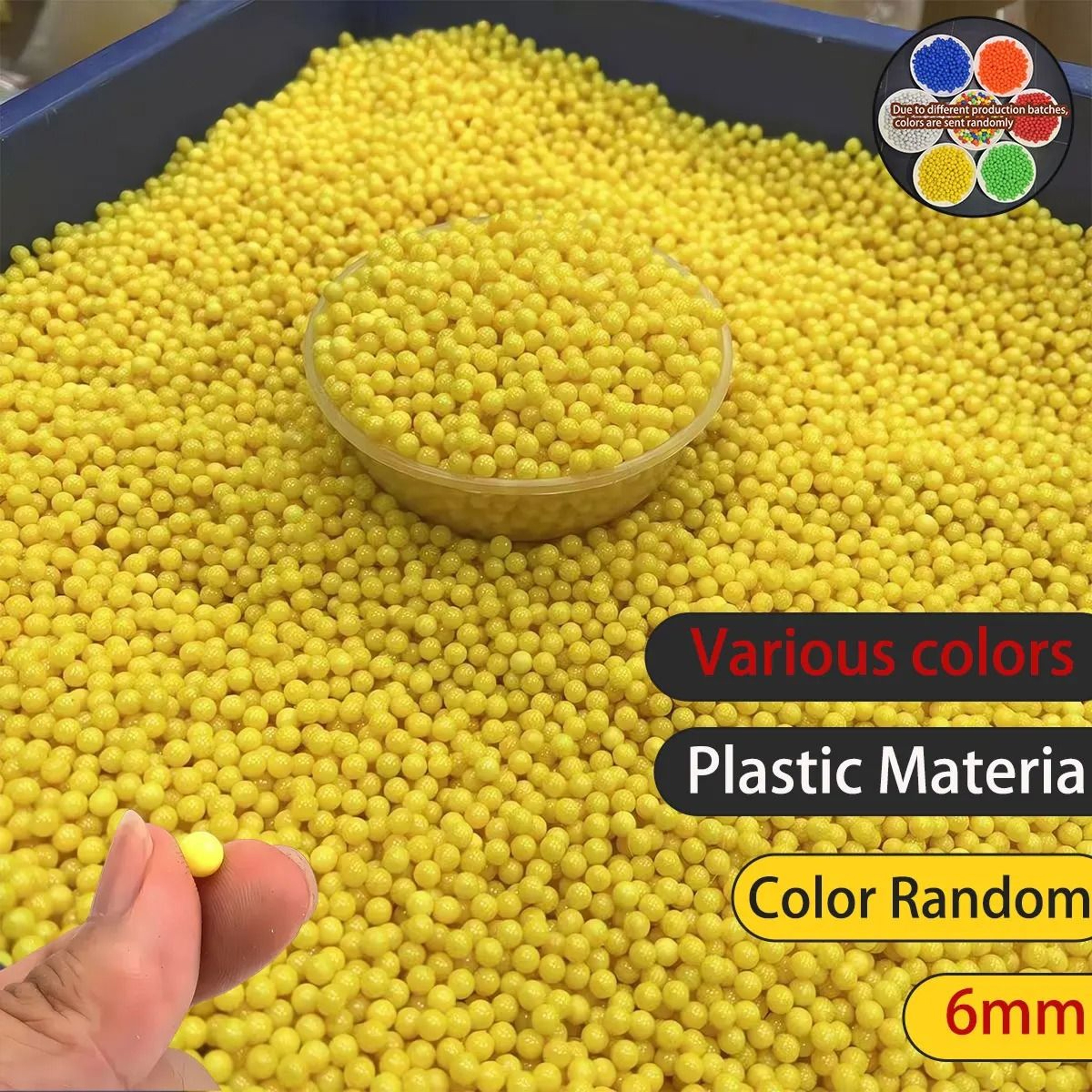 6mm Plastic BB Balls Toy Gun Ammo Paintball Replacement Pack 0