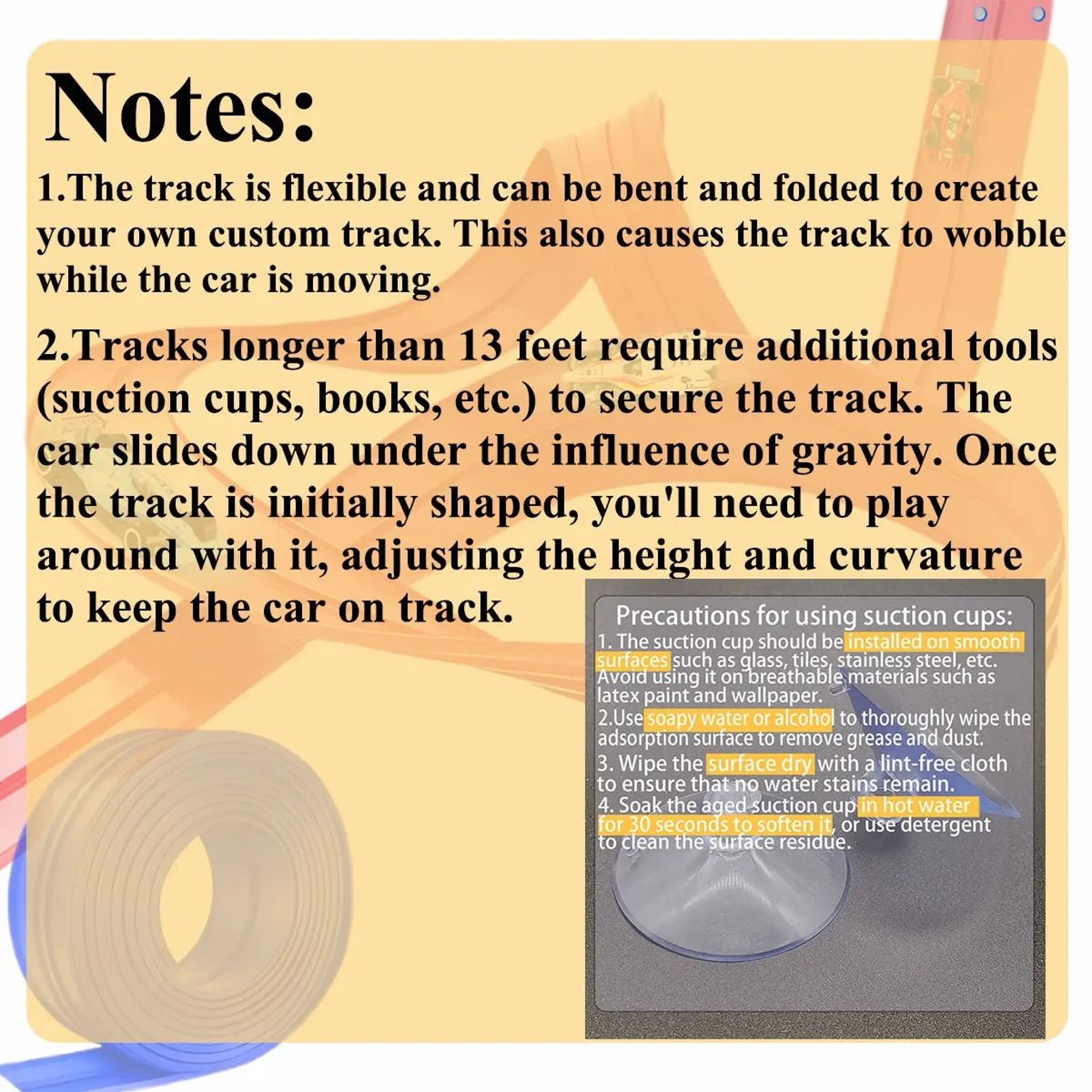 Flexible Racing Track Toy With Mini Car DIY Rail Playset For Kids 14