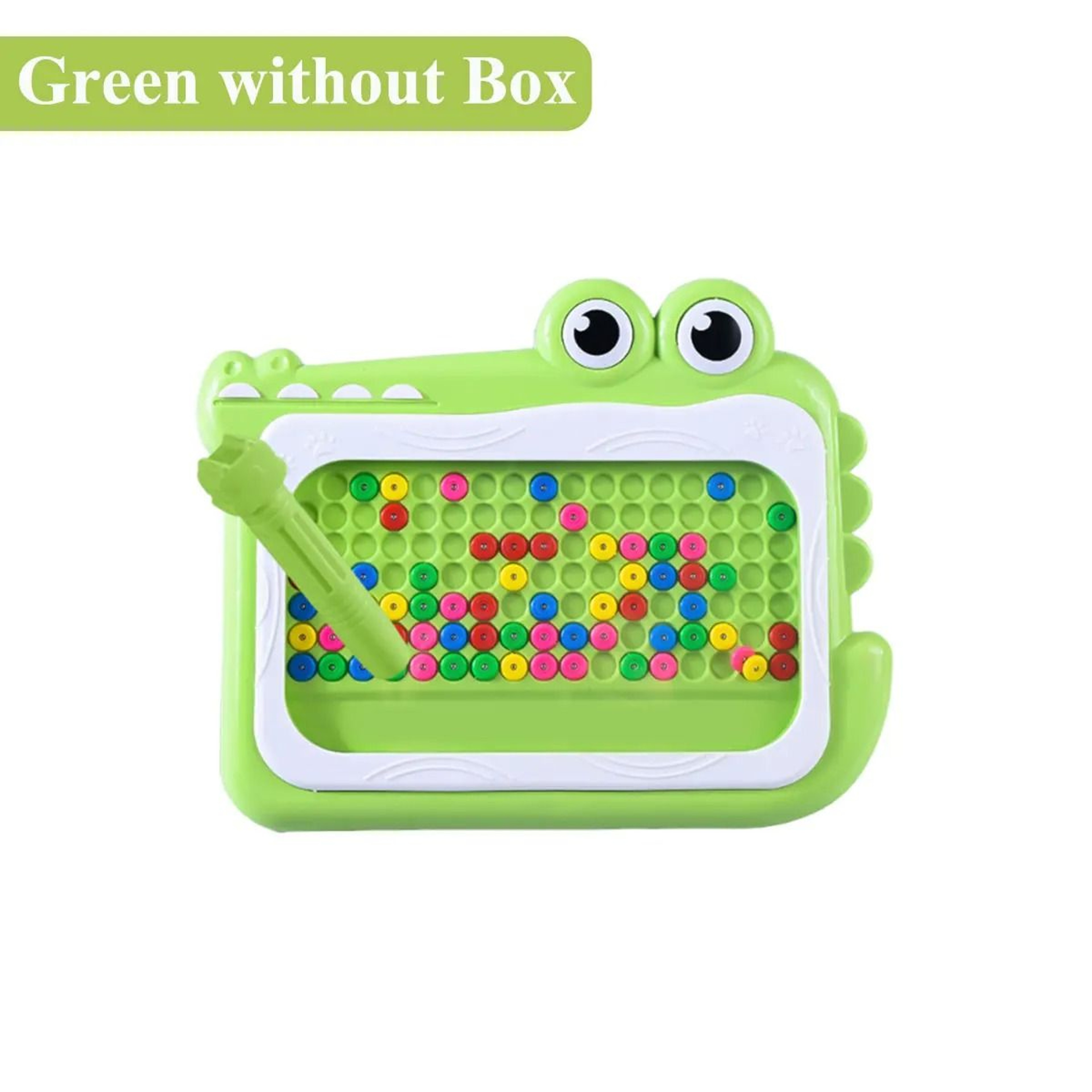 Kids Magnetic Beads Doodle Board Montessori Drawing Puzzle Toy 1
