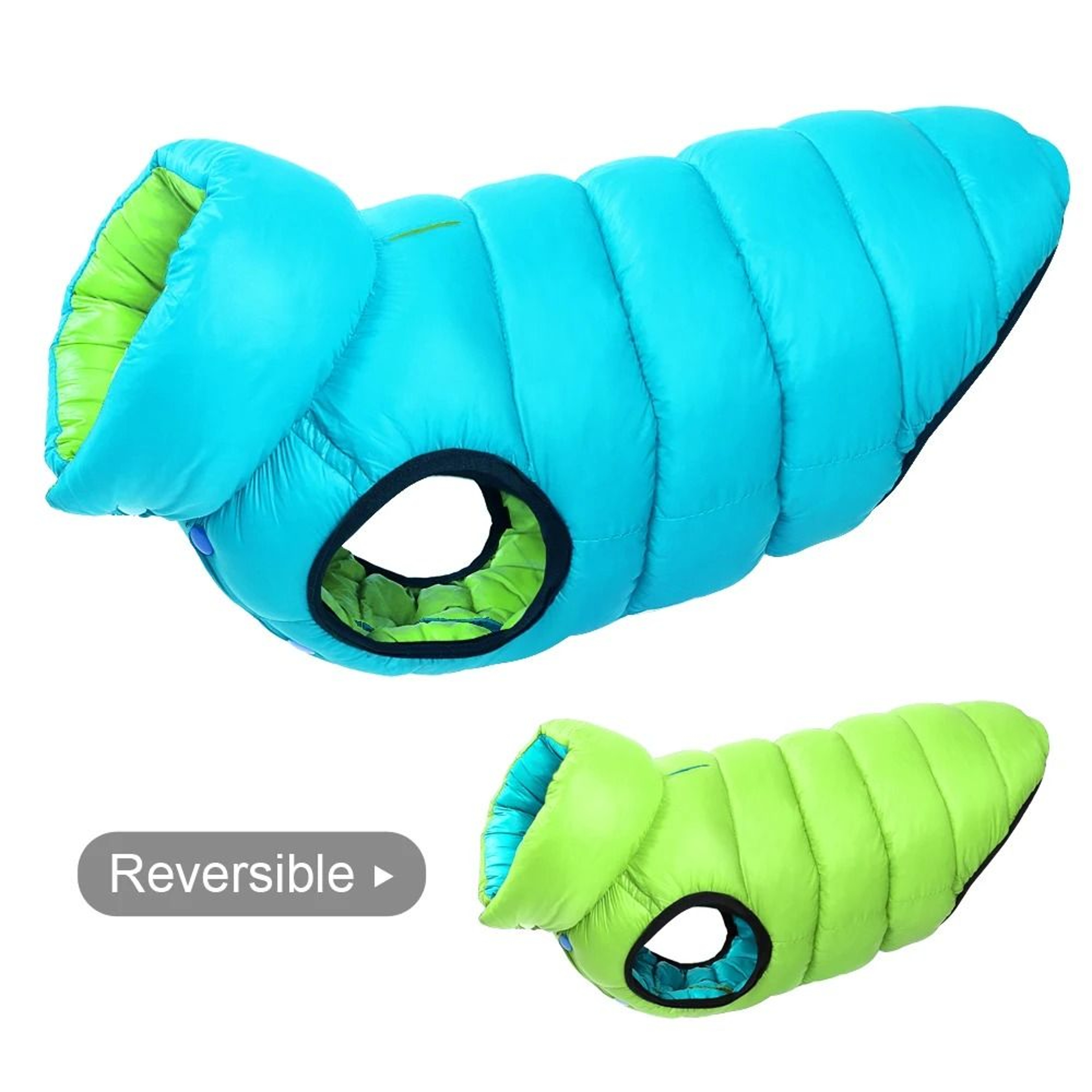 Warm Winter Reversible Dog Jacket Waterproof Padded Pet Vest 1
