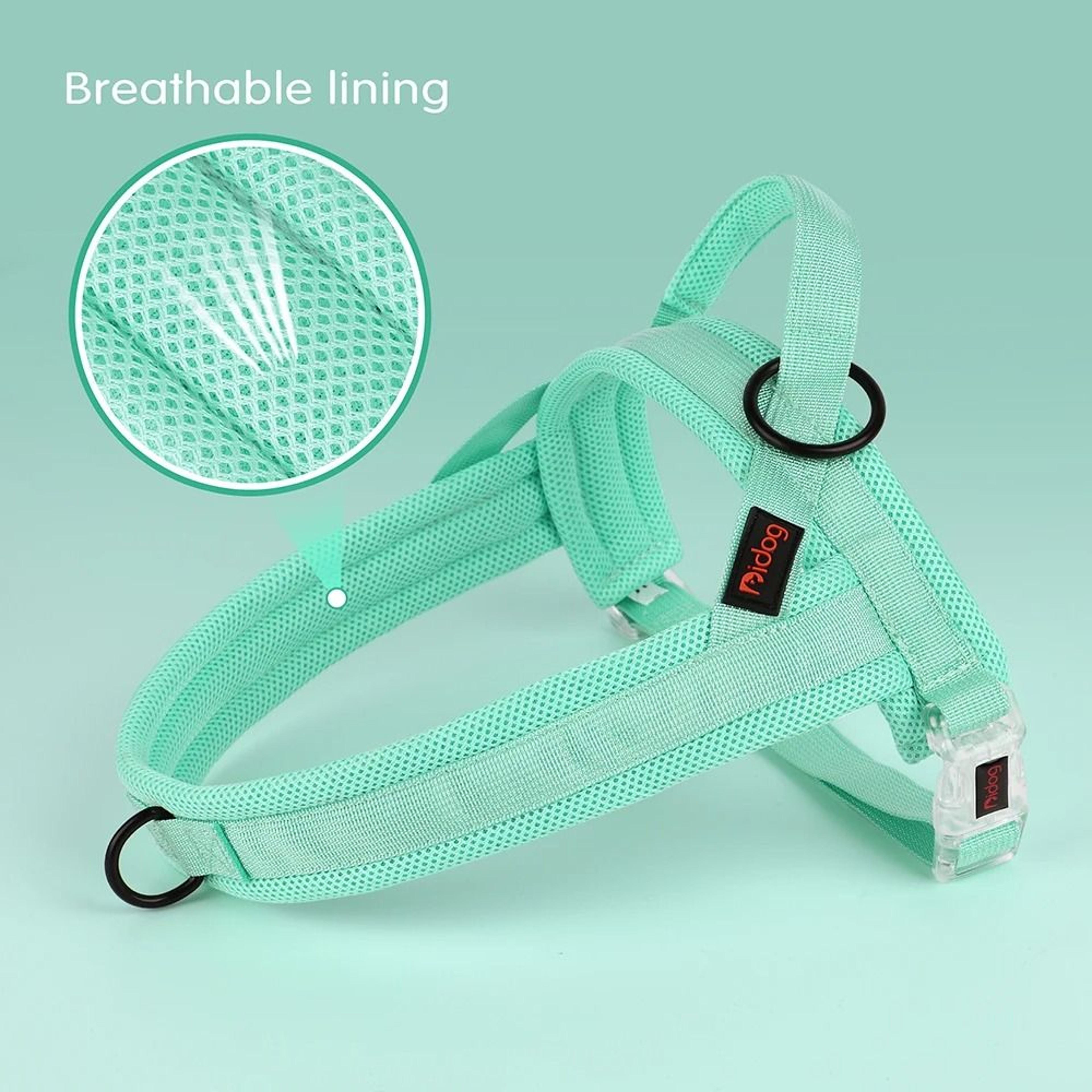 Soft No Pull Dog Harness Adjustable Padded Nylon Pet Vest 4