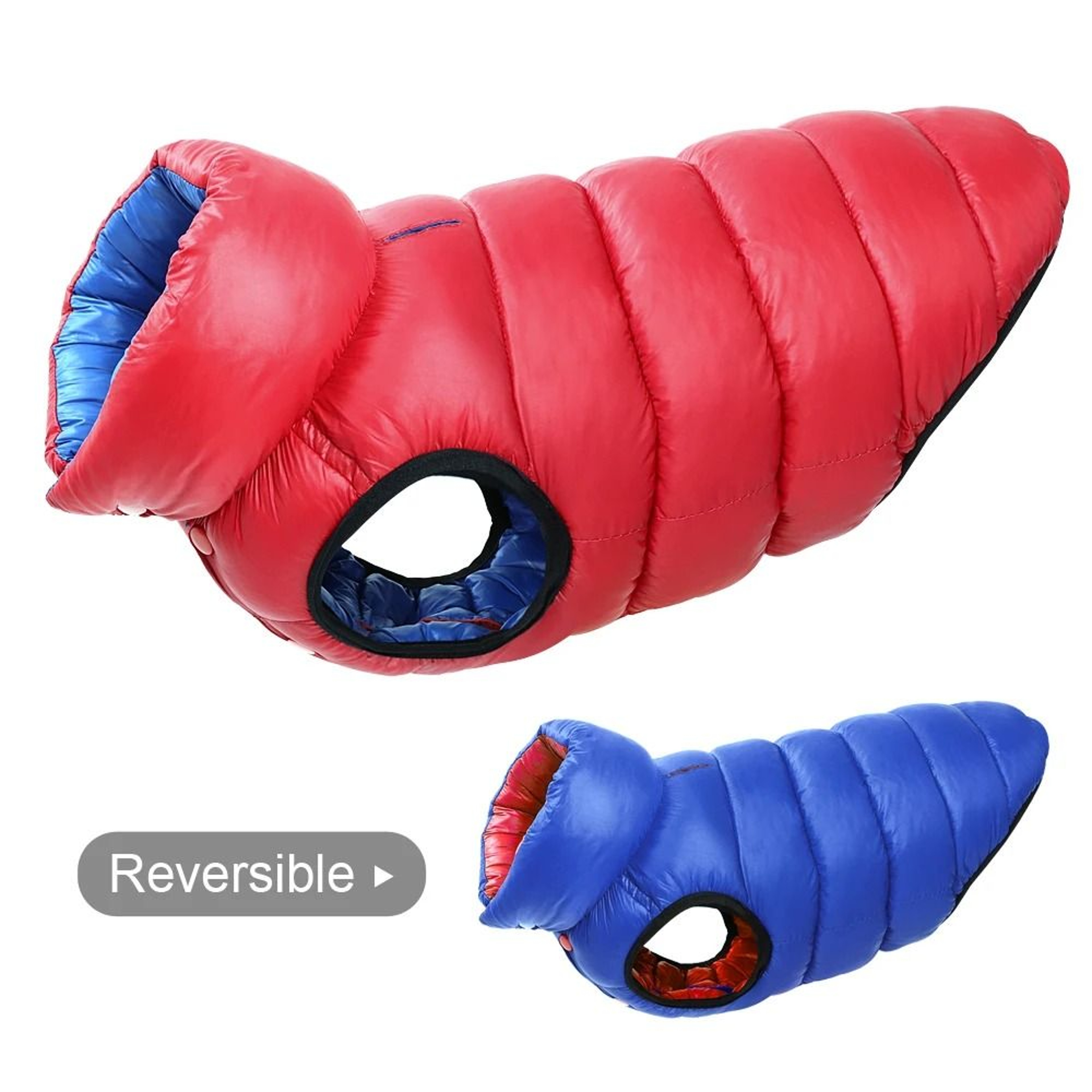 Reversible Waterproof Winter Dog Jacket Thick Warm Pet Coat 4