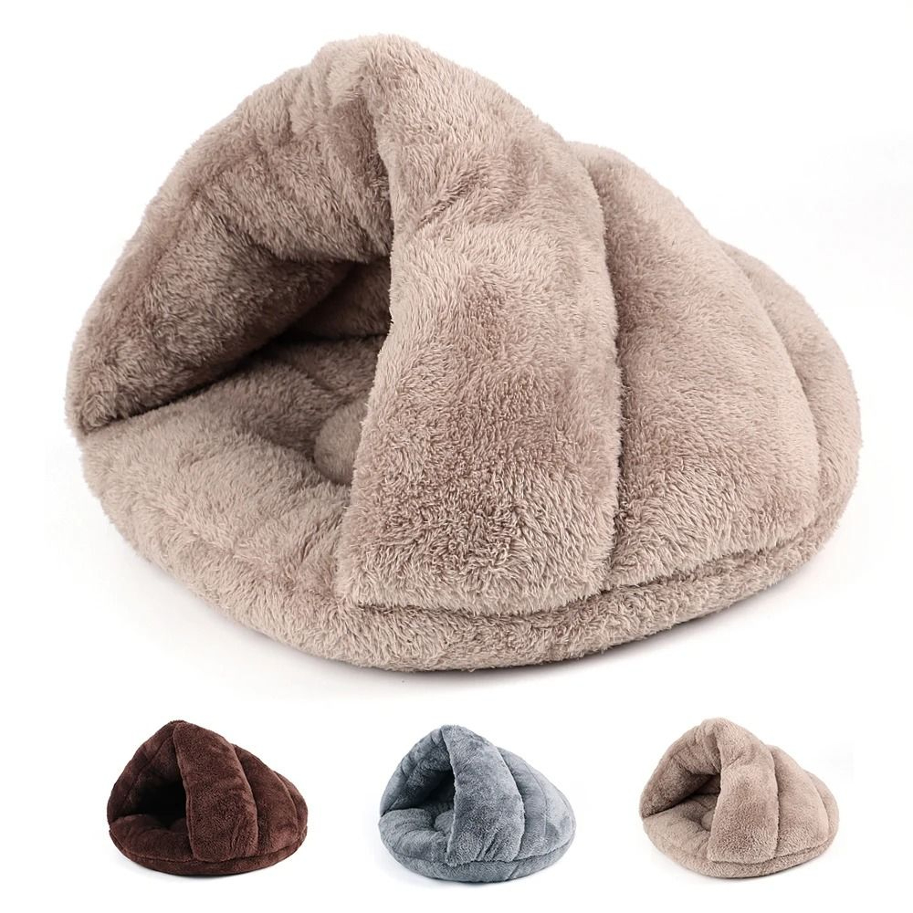 Warm Fleece Pet Bed Cozy Nest For Cats And Small Dogs 6