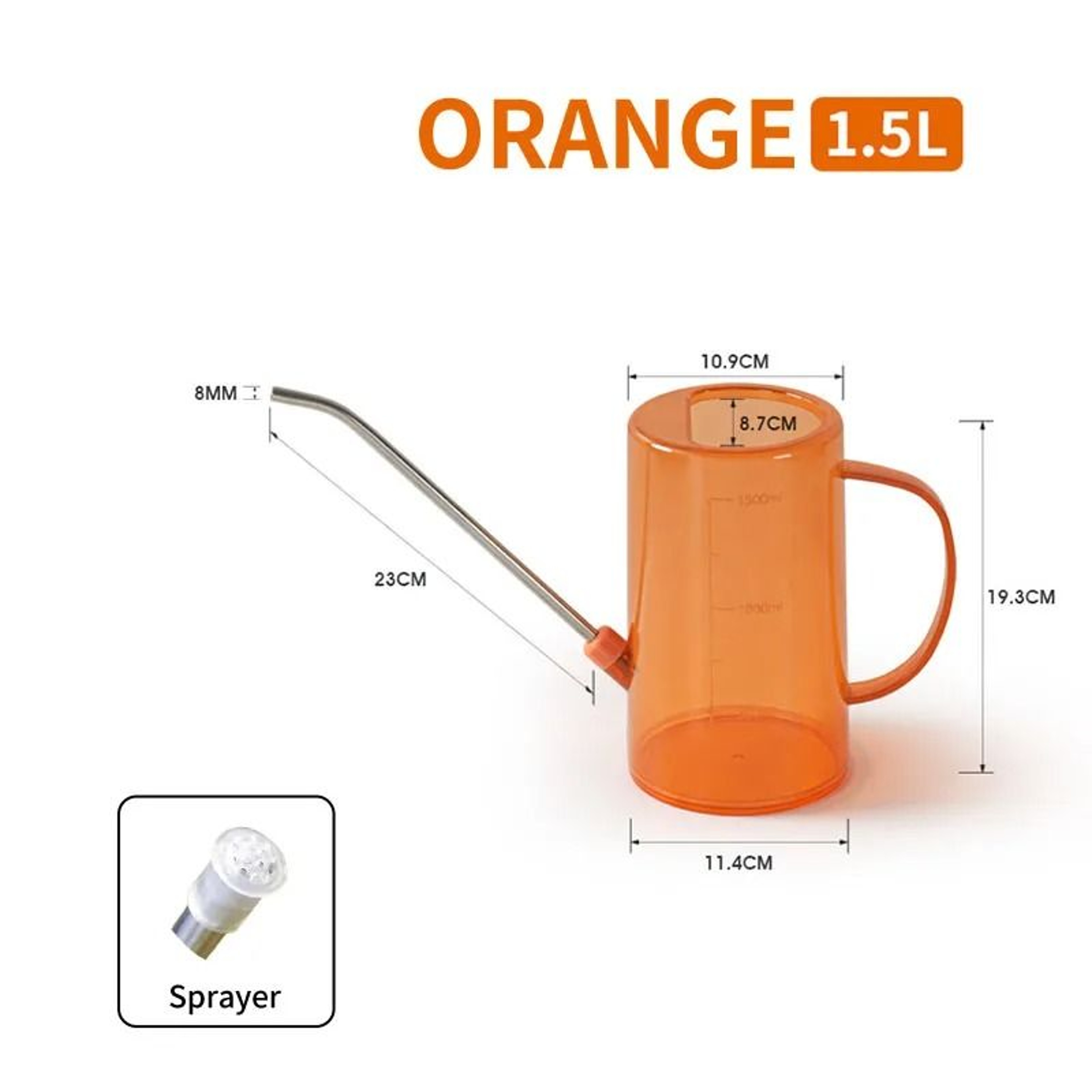 Long Spout Watering Can With Garden Shovel Set For Indoor And Outdoor Plants 3