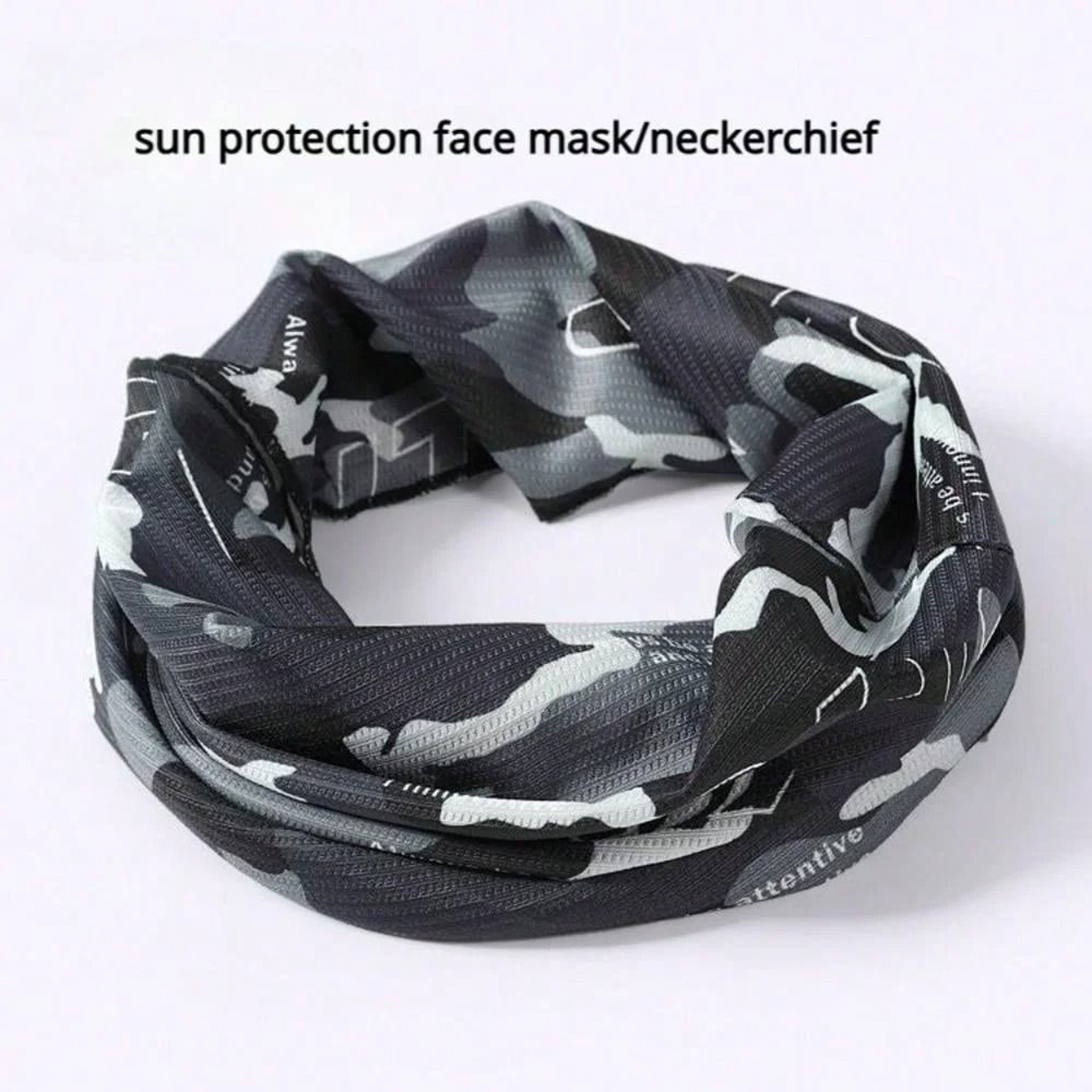 Ice Silk Camouflage Sunscreen Face Mask Outdoor Sports Balaclava 10