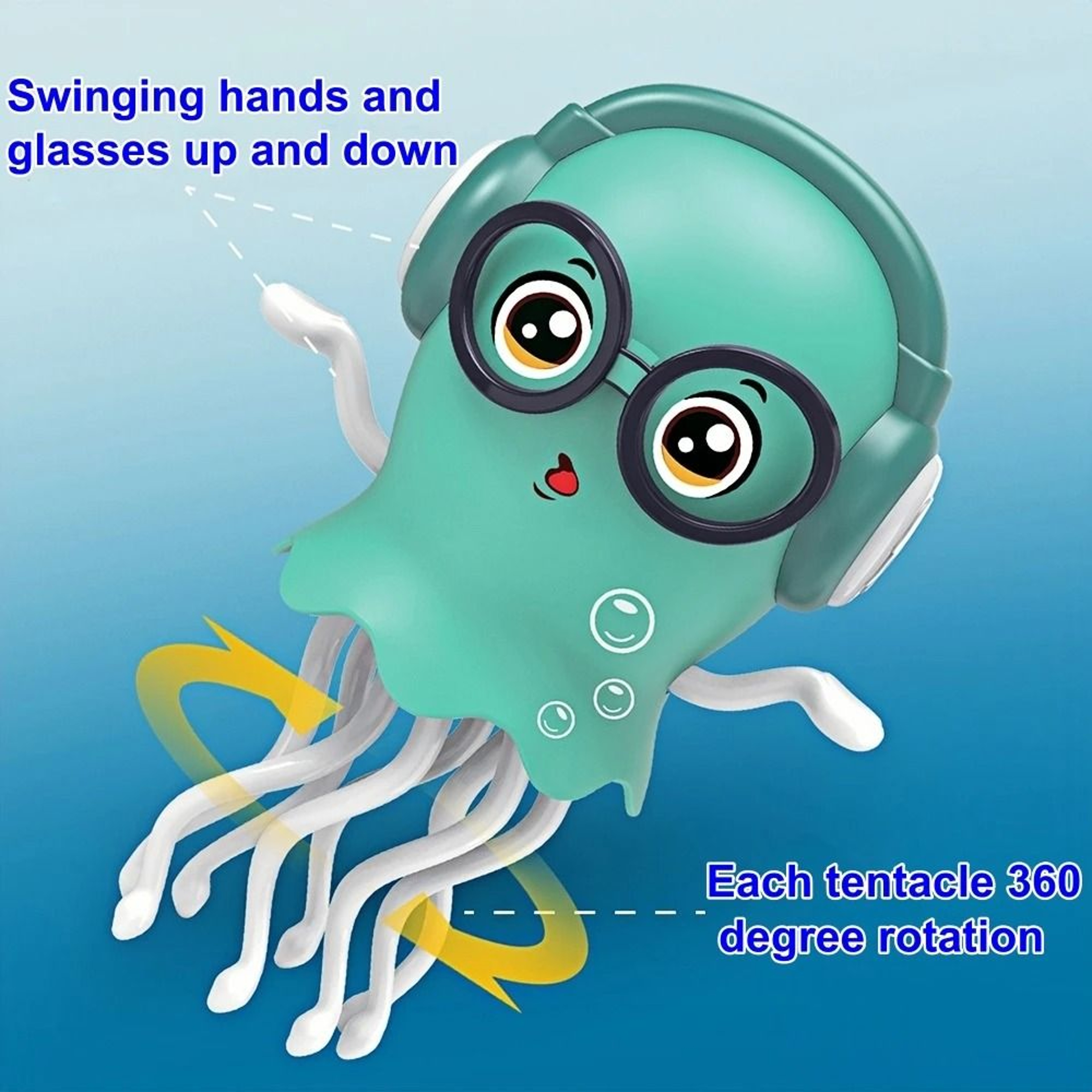 Interactive Dancing Octopus Toy With Music And Lights Electric Pet Toy 4