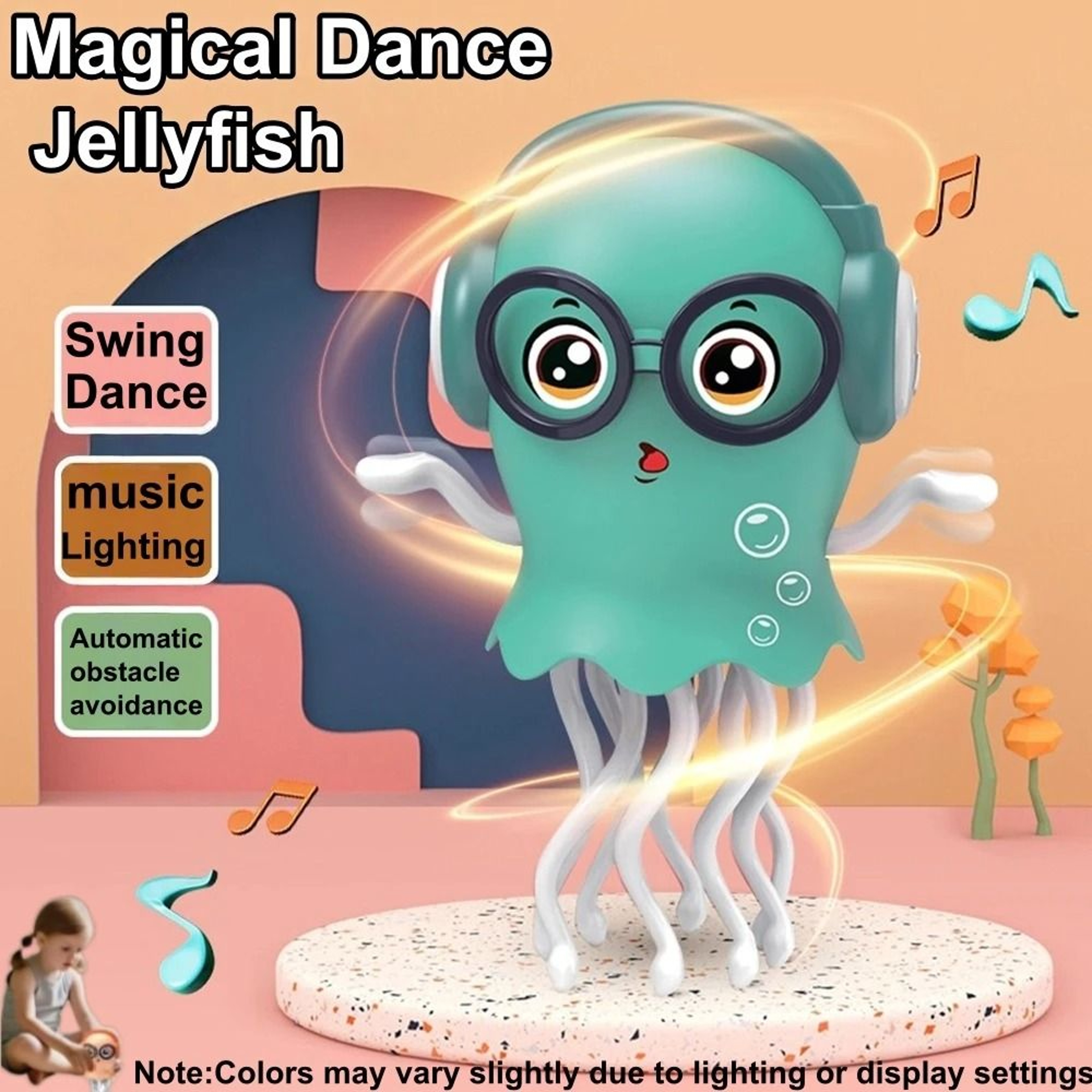Interactive Dancing Octopus Toy With Music And Lights Electric Pet Toy 0