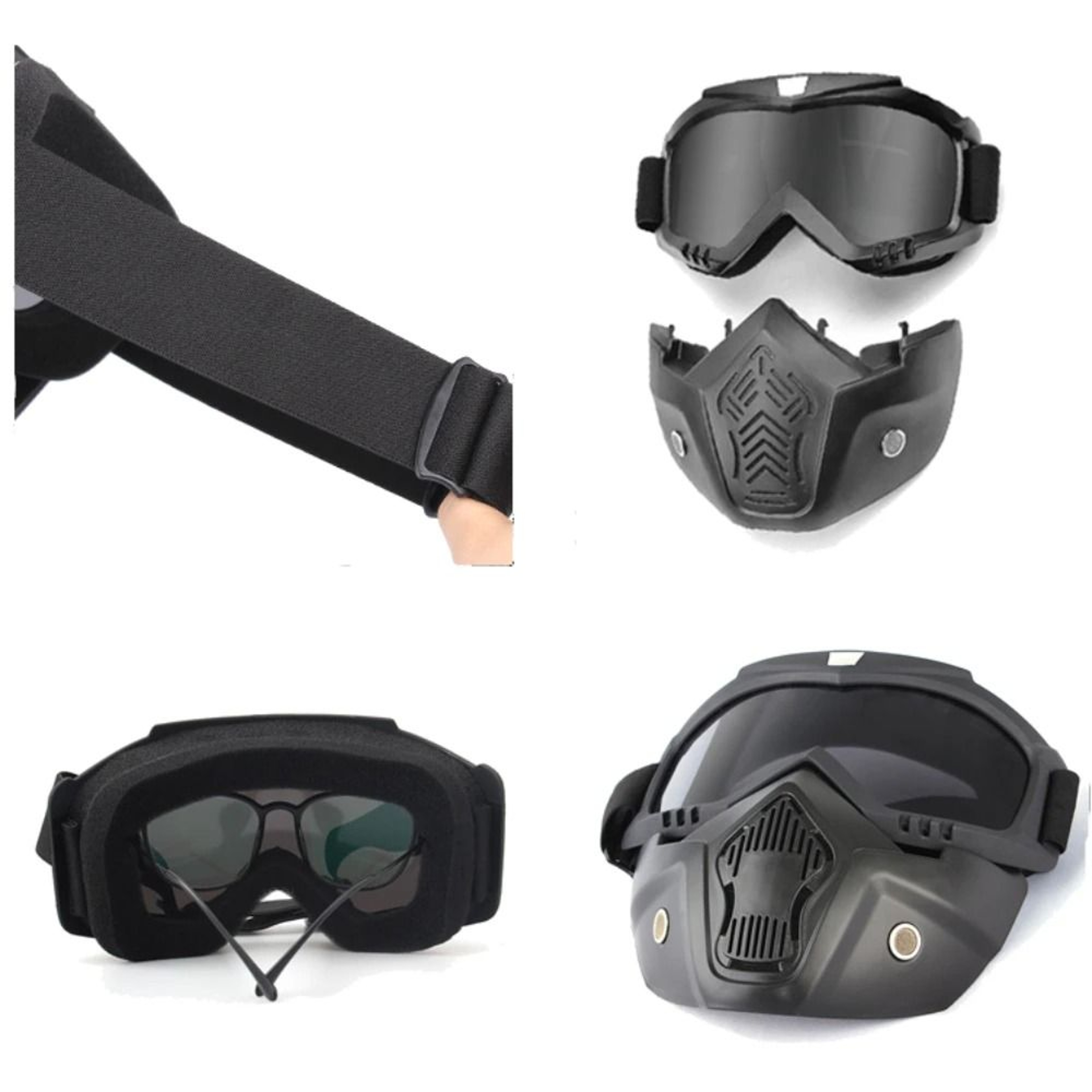 Kids Tactical Full Face Protective Mask For Paintball And Airsoft Games 7