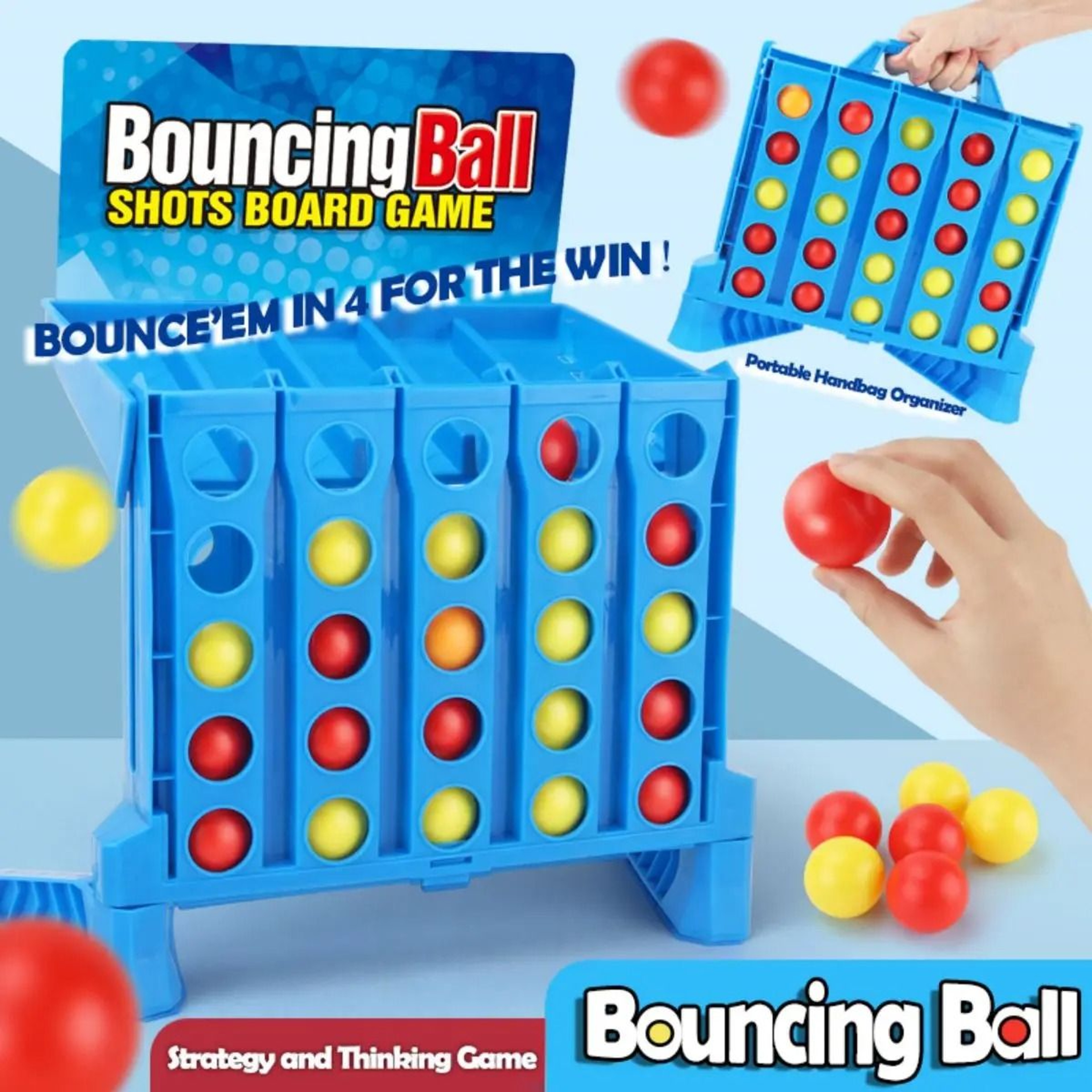 Bouncing Ball Shots Game Interactive Parent Child Table Game For Kids 6
