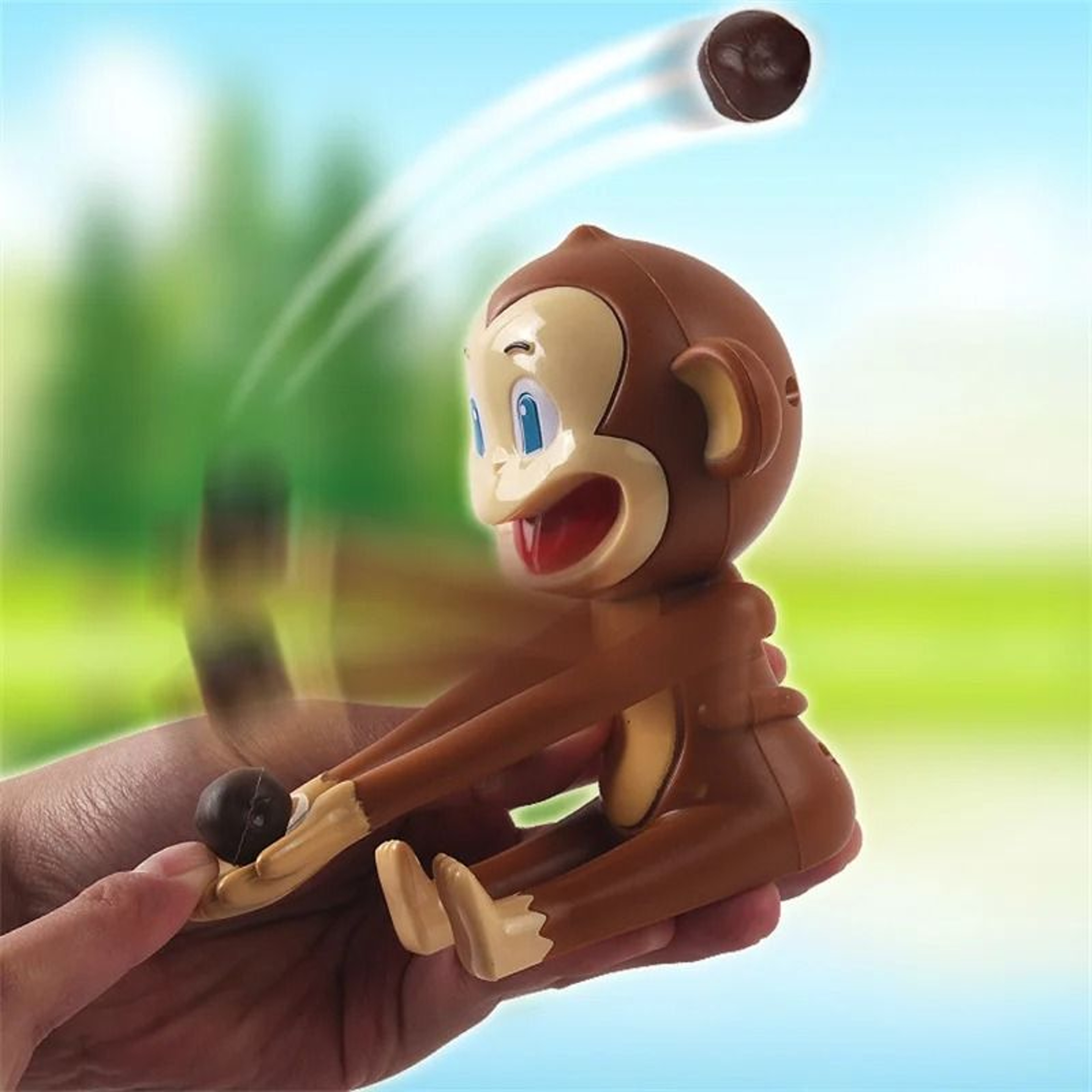 Crazy Monkey Game Two Player Interactive Shooting Tabletop Party Game 1