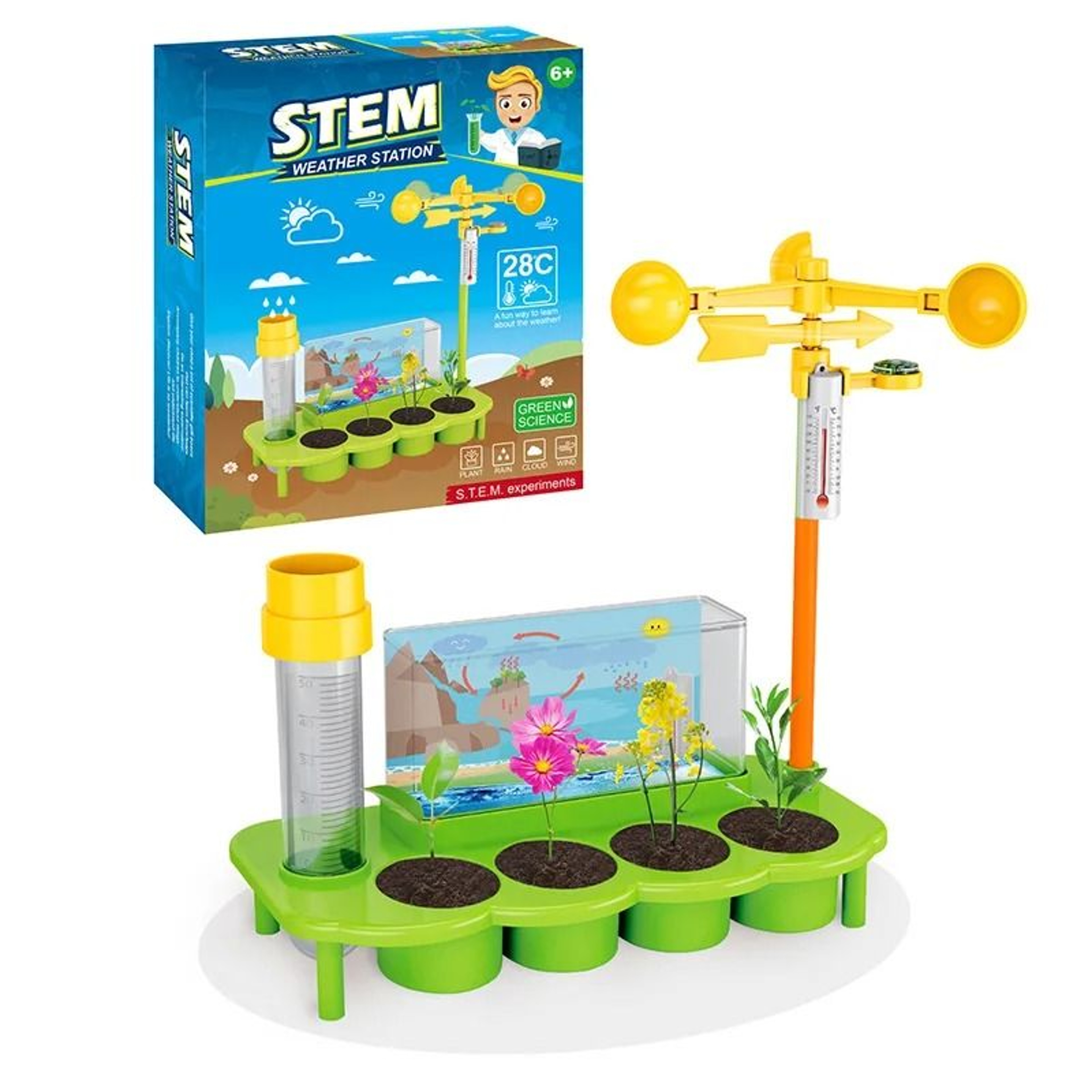 DIY Volcano Science Experiment Kit Educational Chemistry Toy For Kids 2