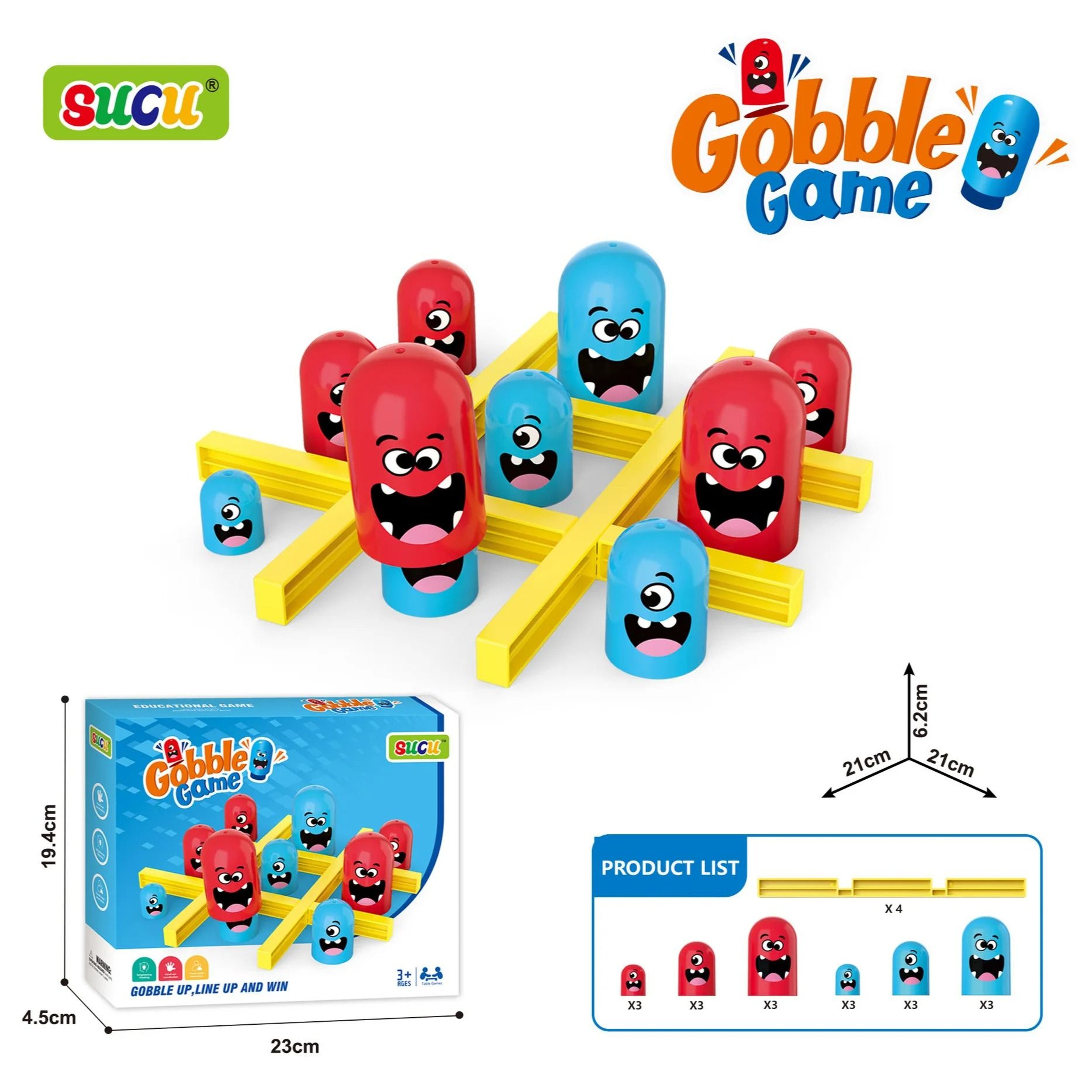 Tic Tac Toe Board Game Family Puzzle Game For Kids And Parents 0