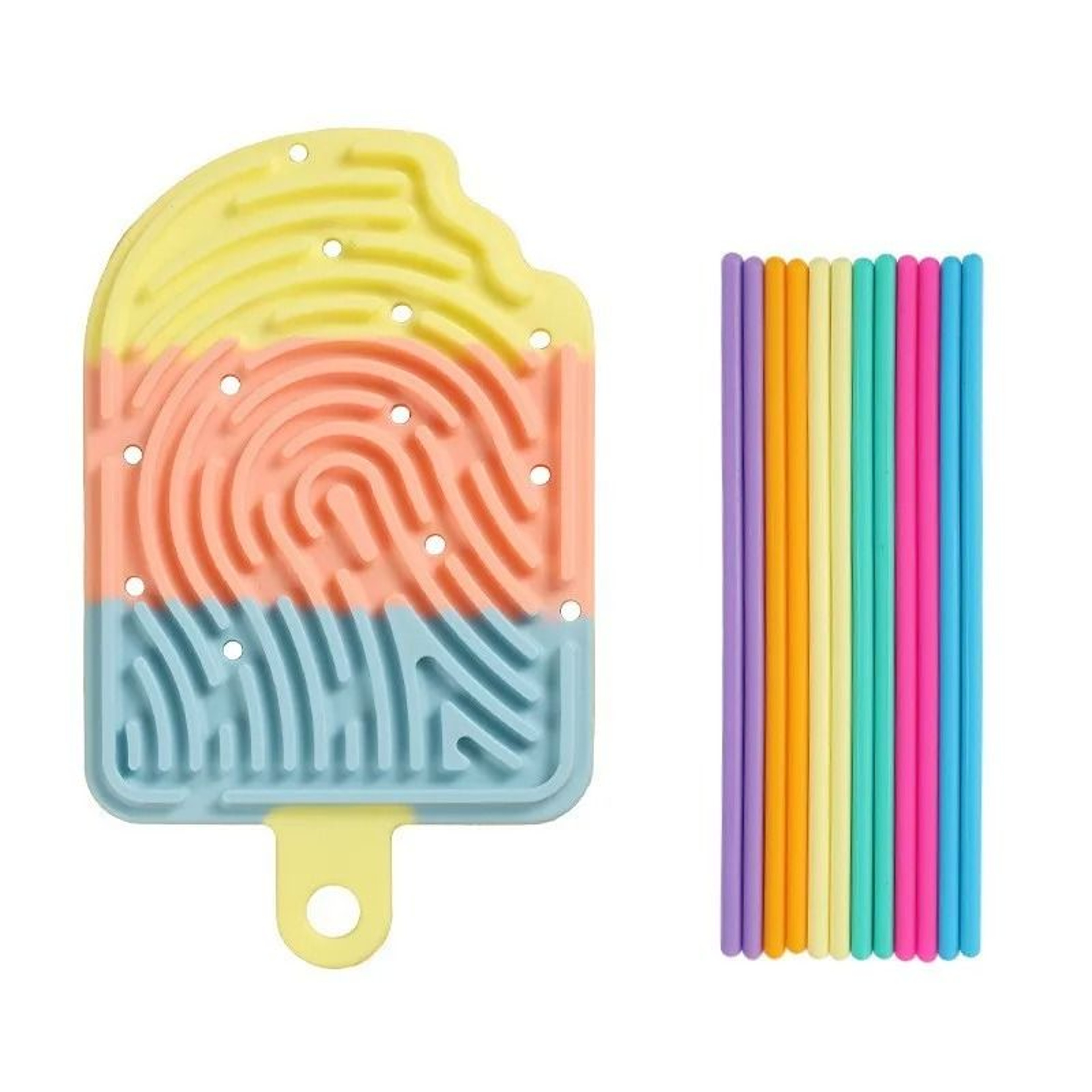 Double Sided Silicone Sensory Board Fidget Toy For Anxiety Relief 6