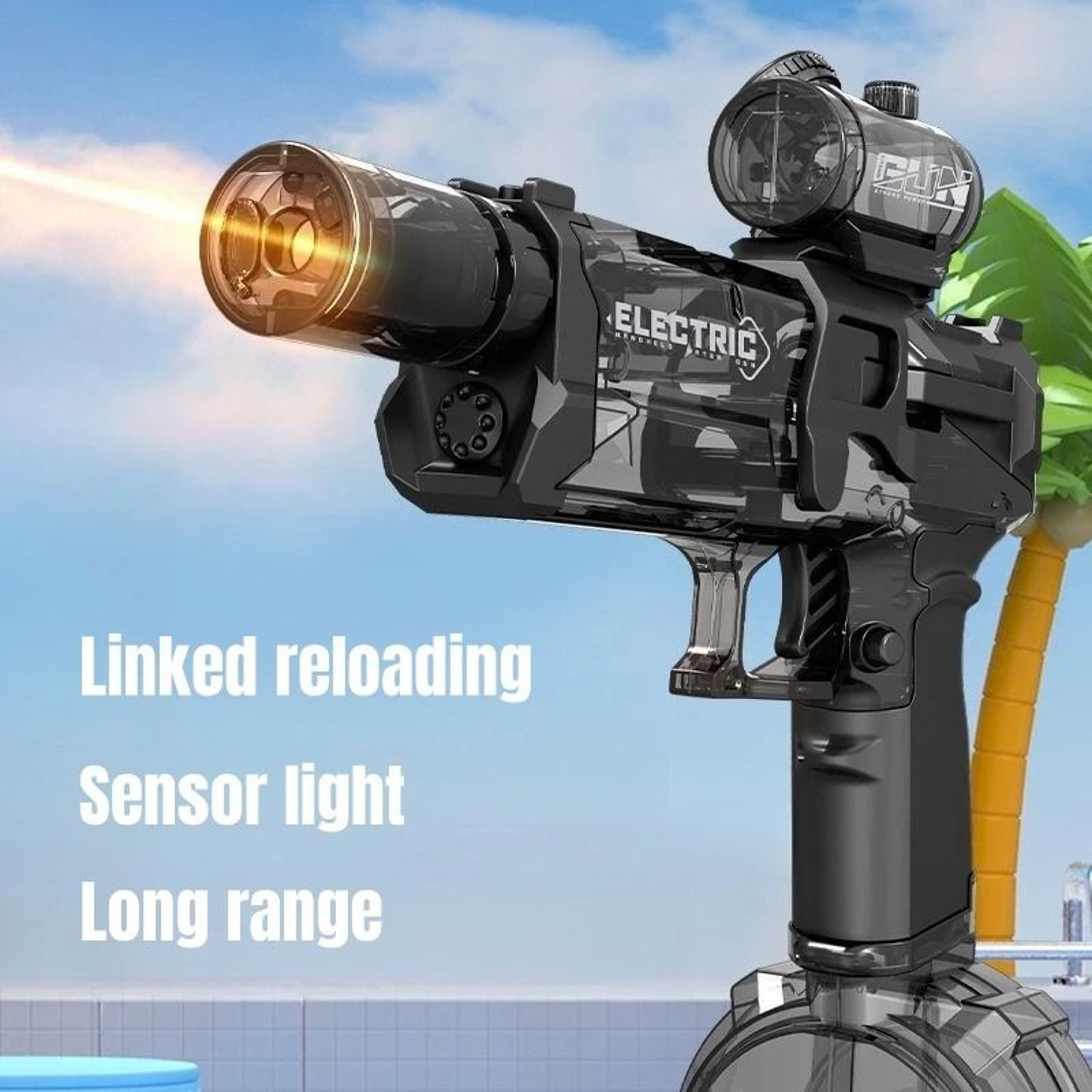 Kids Electric Water Gun High Pressure Automatic Water Blaster Toy 13