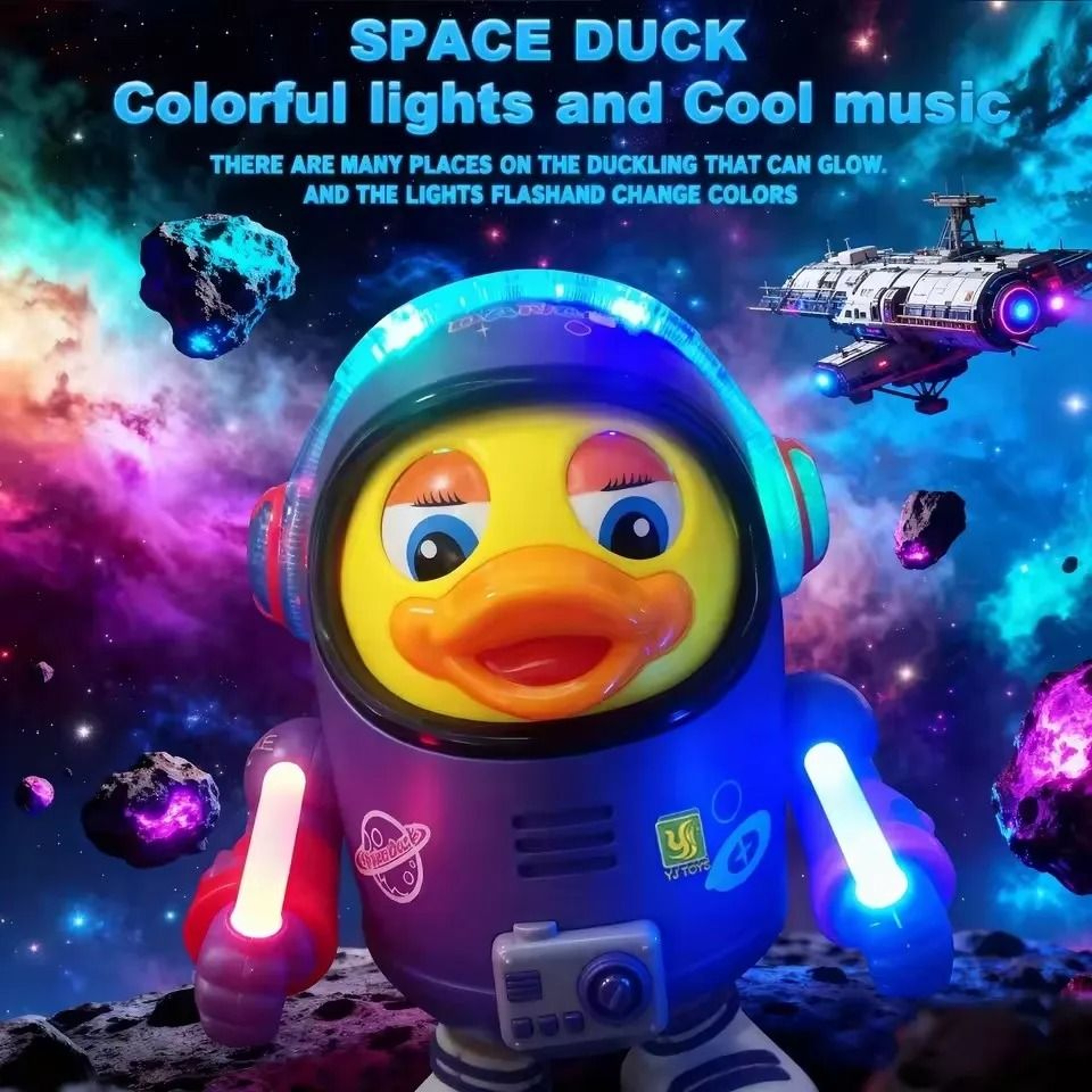 Musical Dancing Duck Toy Electric Light Up Interactive Baby Toy 0