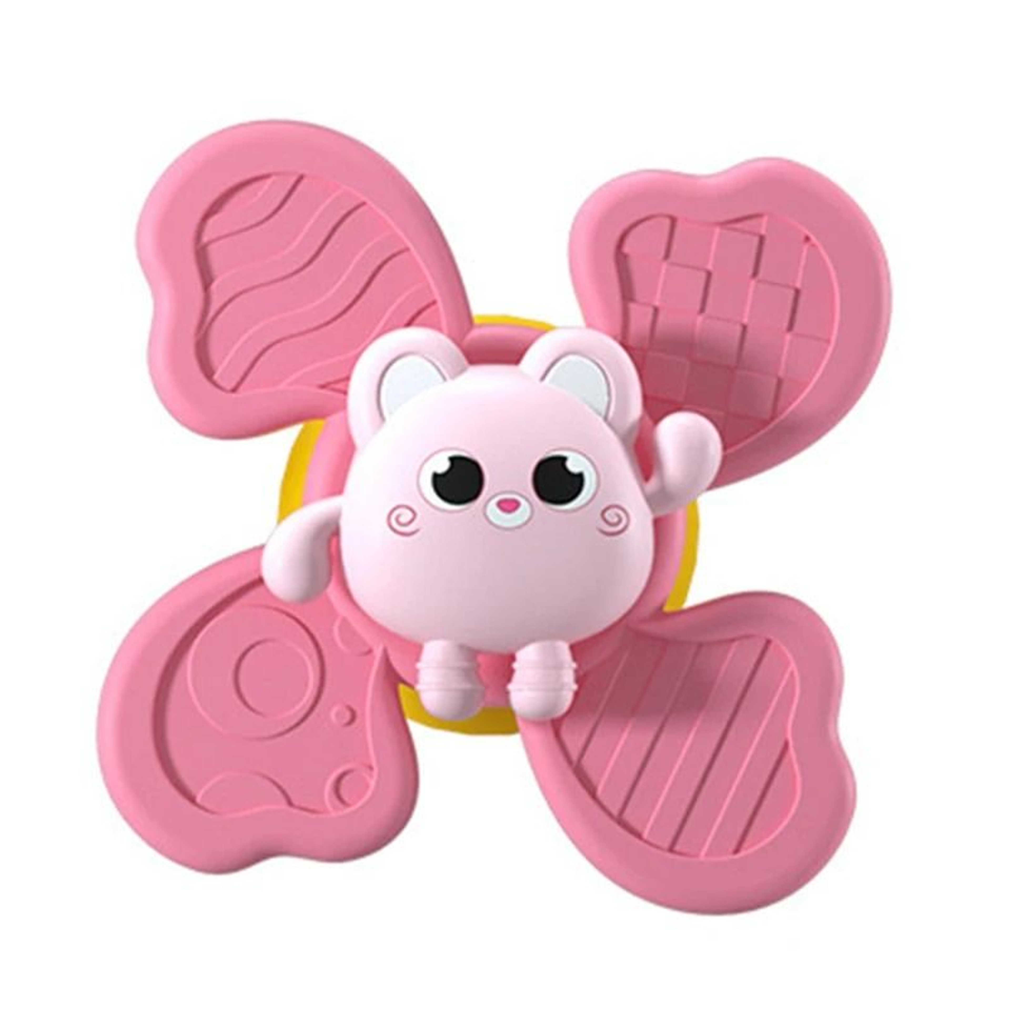 Montessori Suction Spinner Bath Toy Baby Sensory Teether Rattle 6