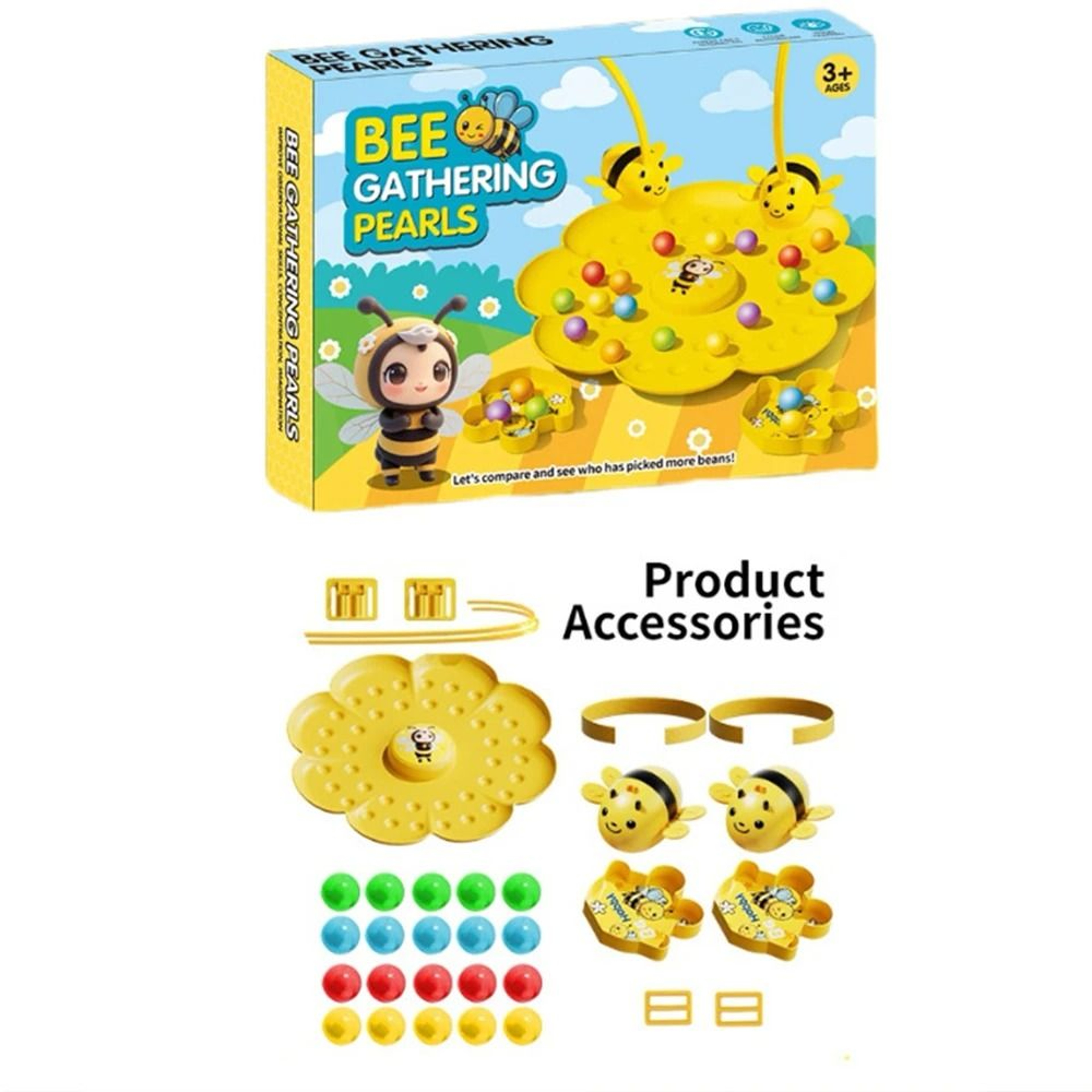 Bumblebee Multifunctional Board Game Puzzle Fishing Educational Toy For Kids 1