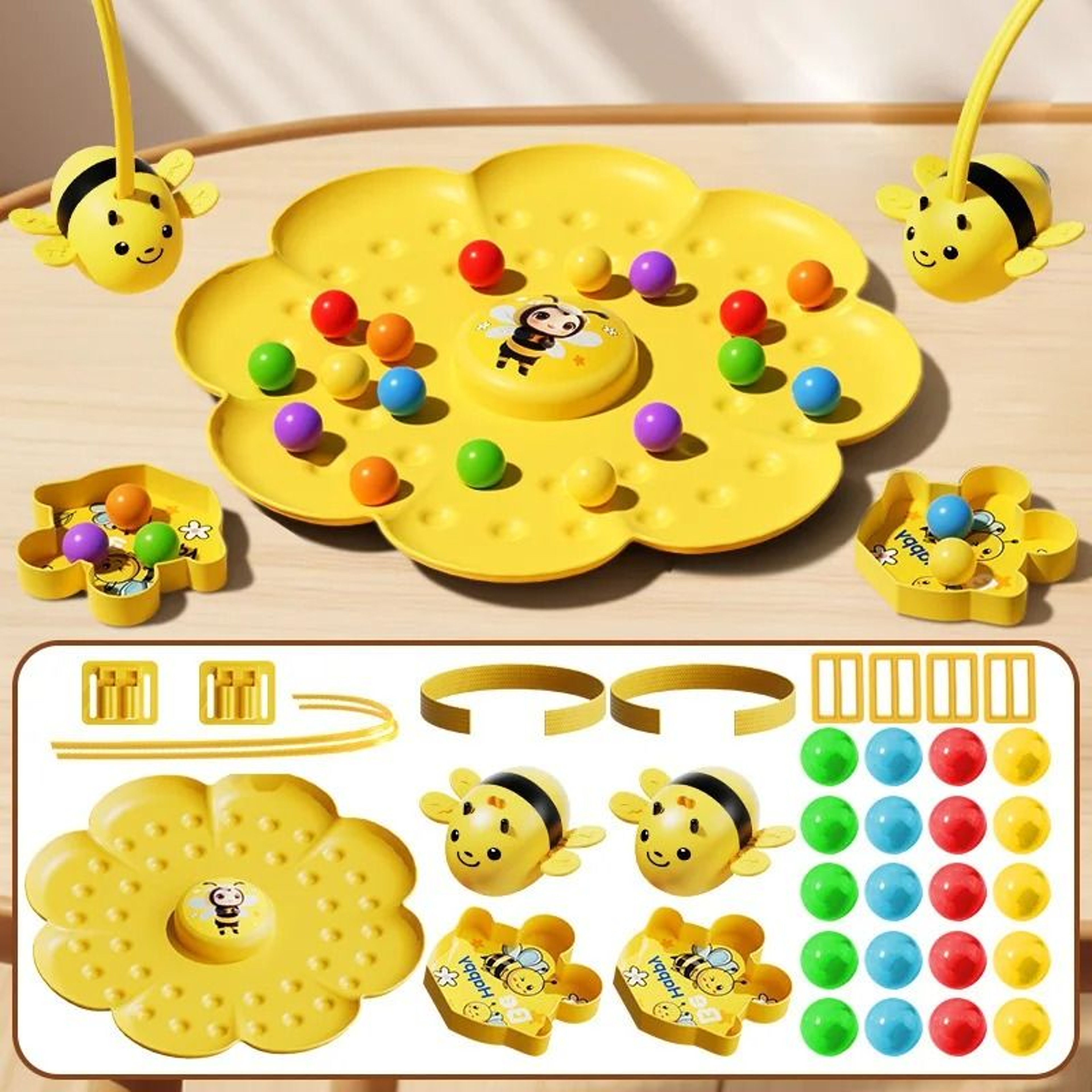 Bumblebee Multifunctional Board Game Puzzle Fishing Educational Toy For Kids 5