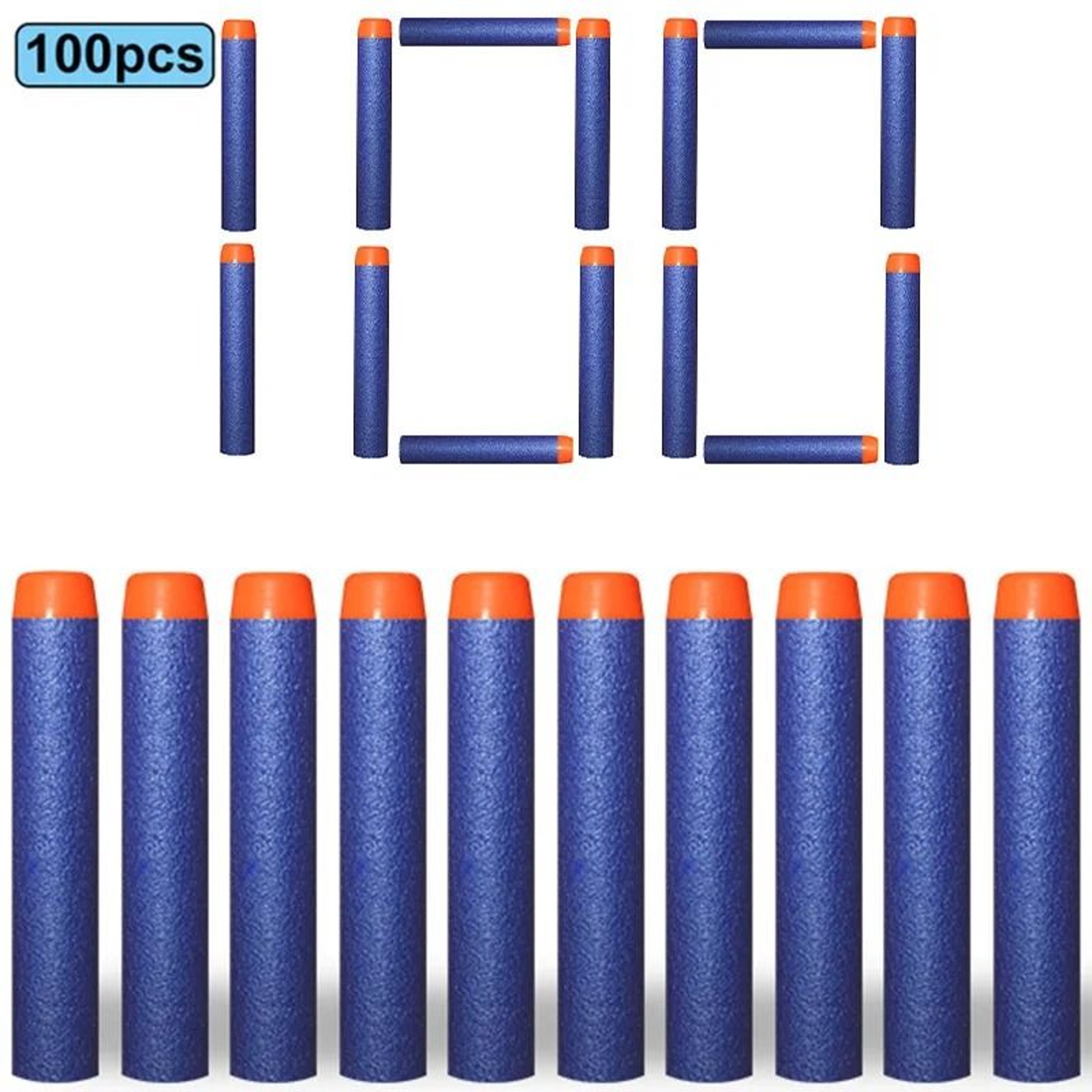 Foam Refill Darts Bullets Compatible With Nerf N Strike Elite Blasters 9
