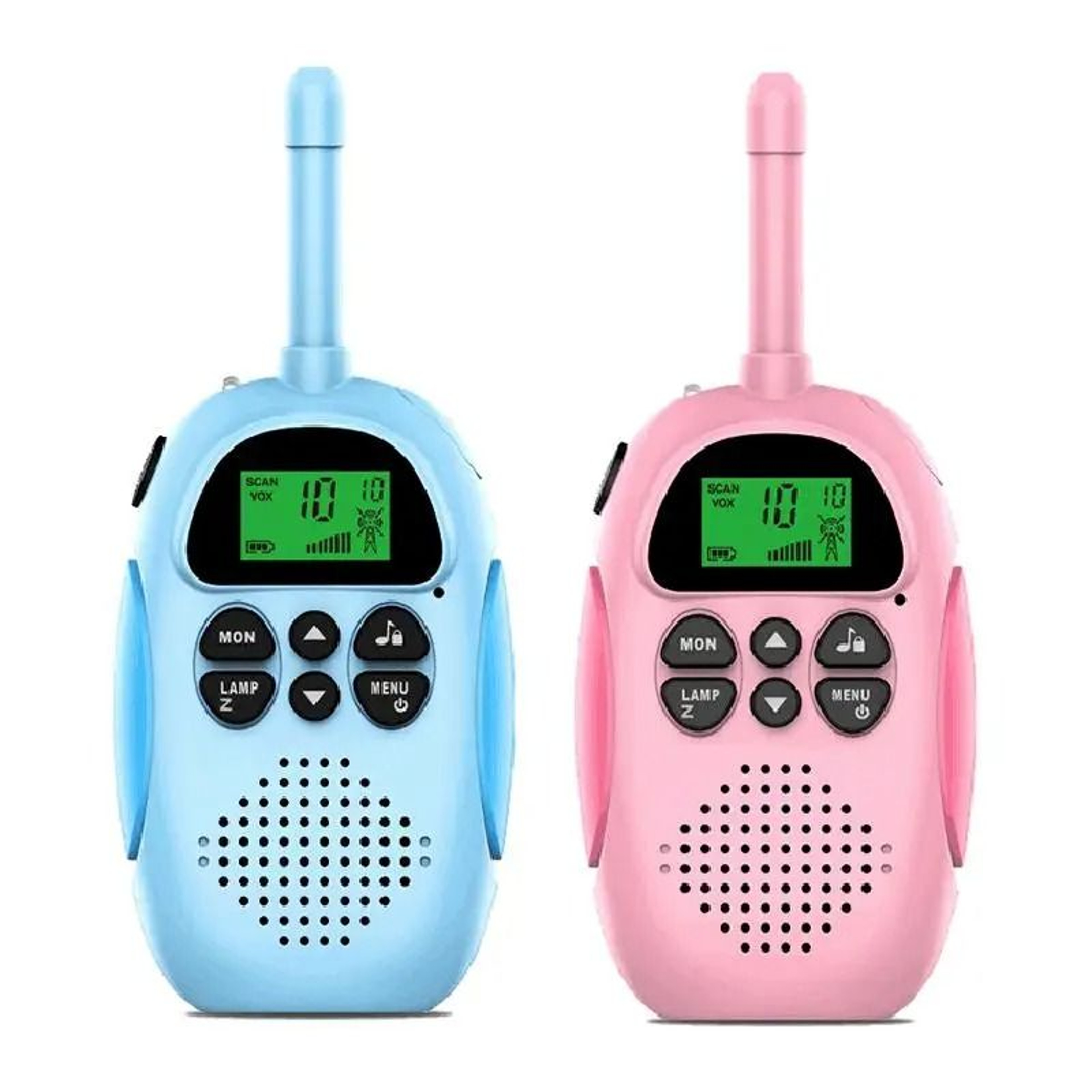 Rechargeable Kids Walkie Talkies Long Range 2 Way Radio Set 0