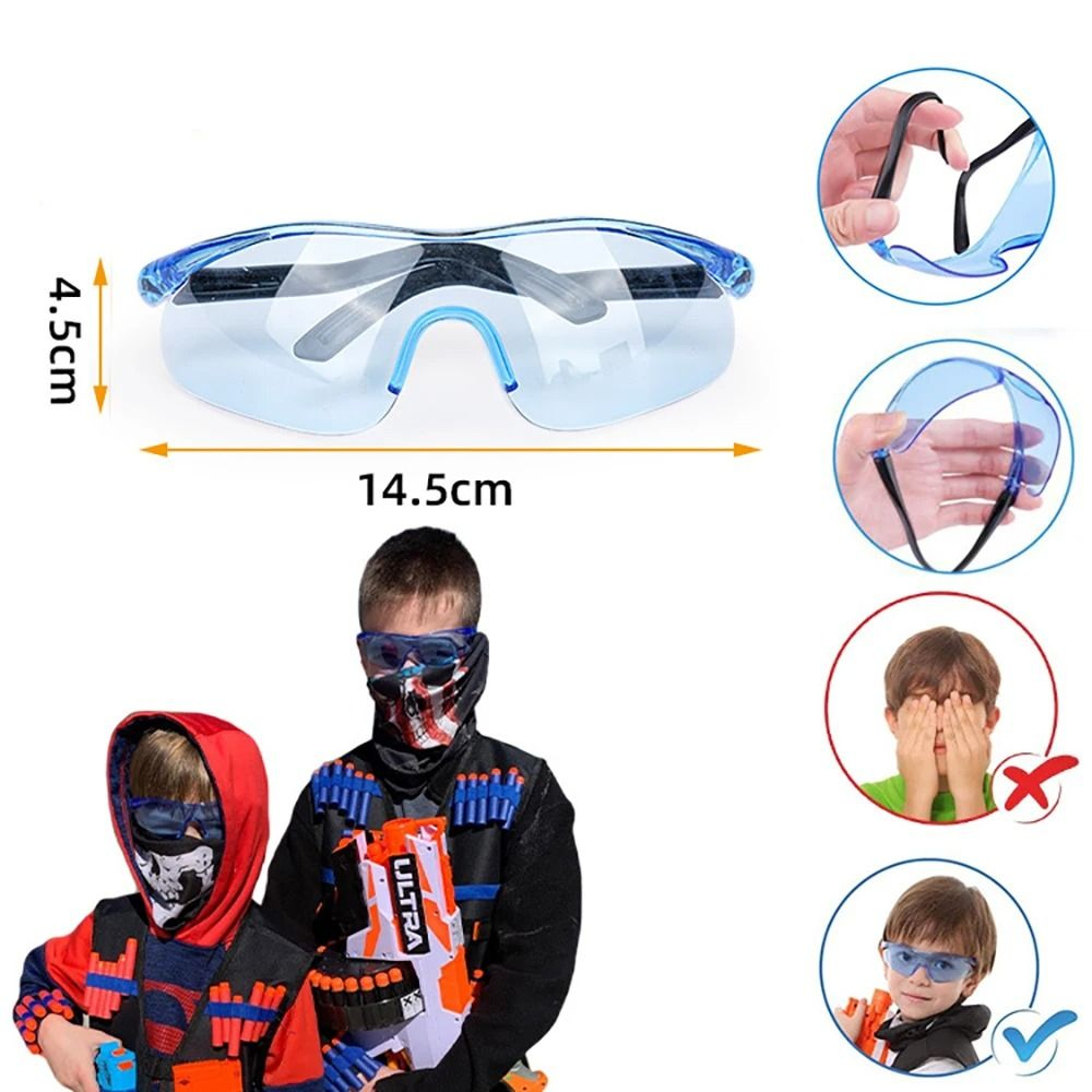 Kids Nerf Tactical Vest Kit With Battle Gear And Protective Accessories 7