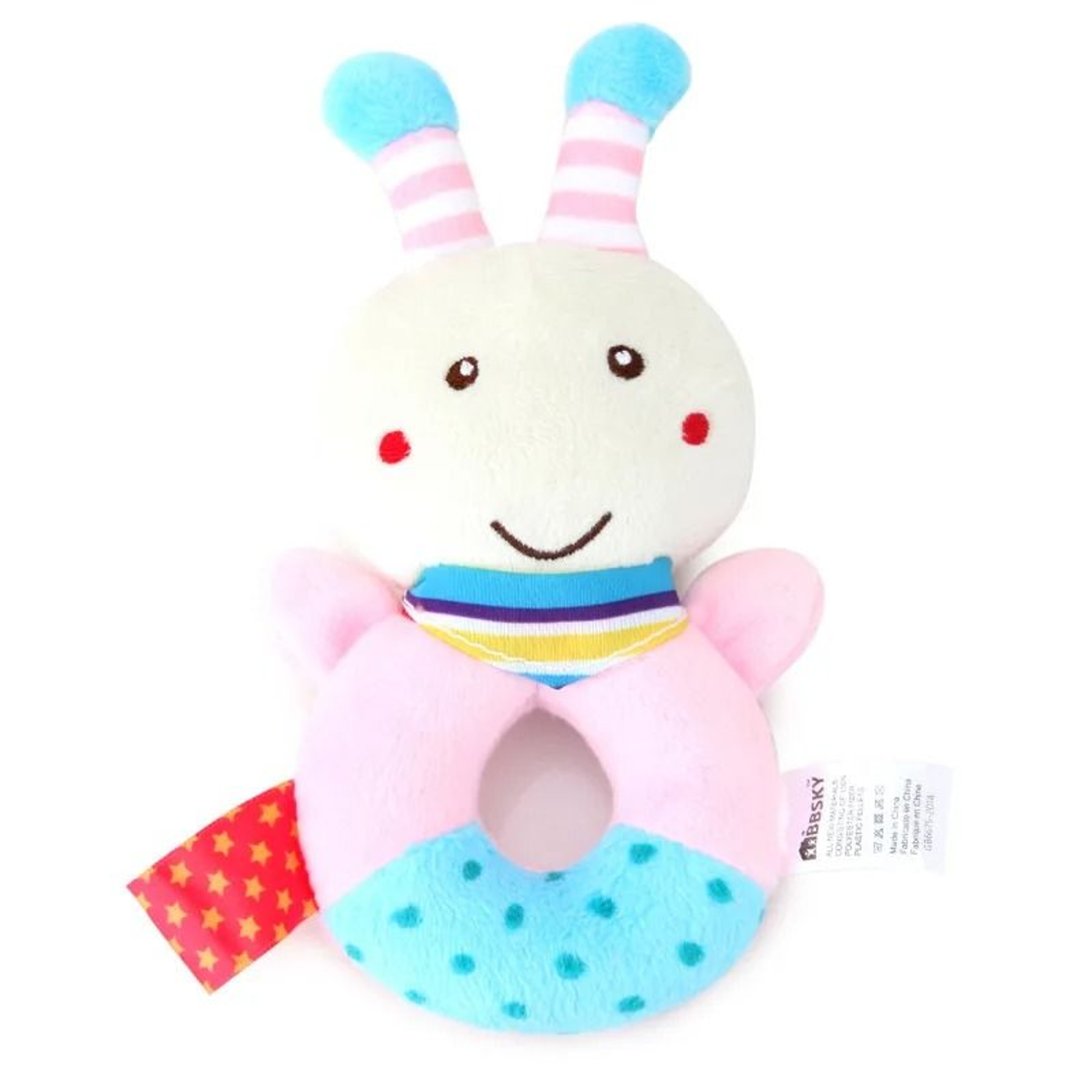 Baby Rattle Toy Plush Elephant And Bear Teether For Newborns 10