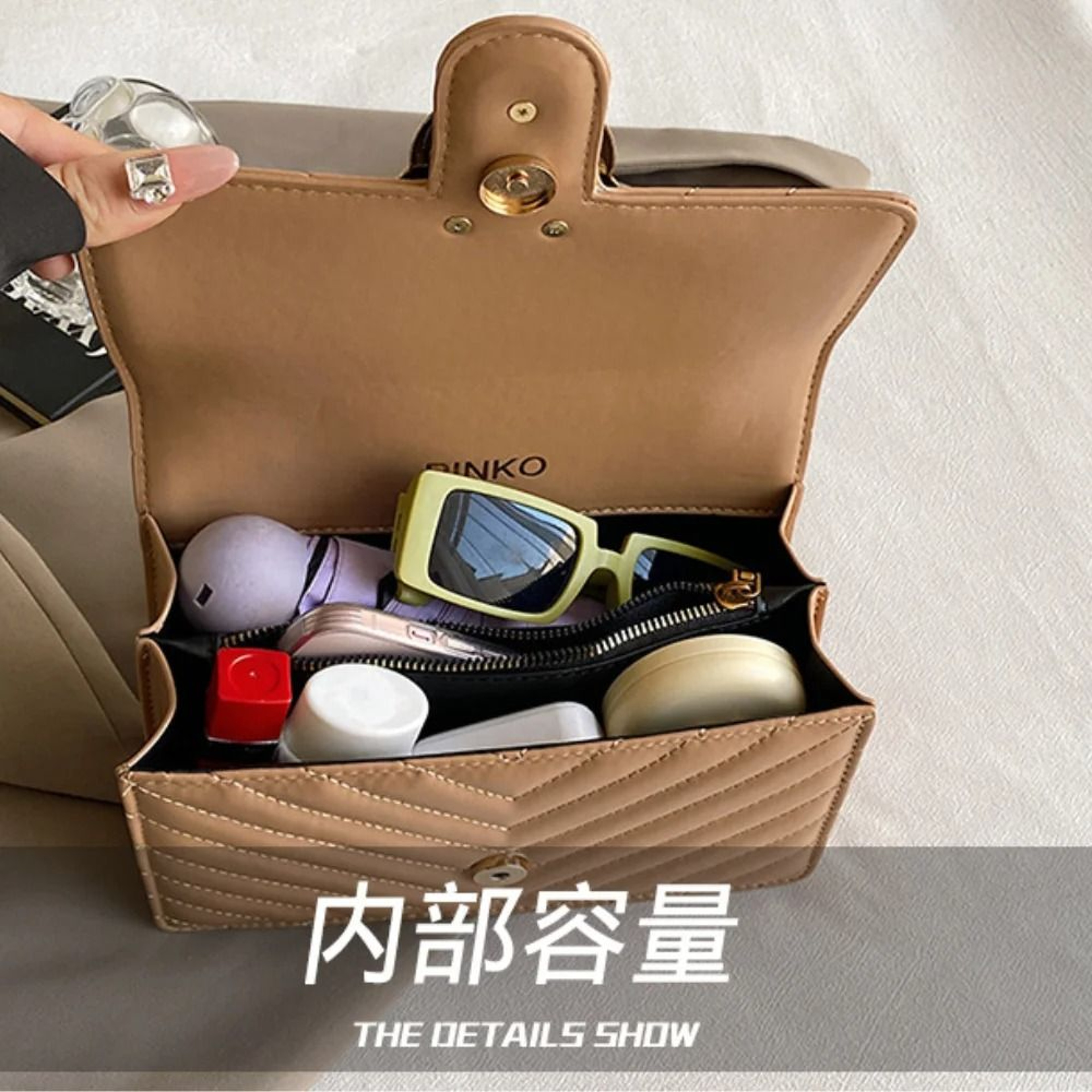 High End Chain Crossbody Swallow Small Square Bag 9