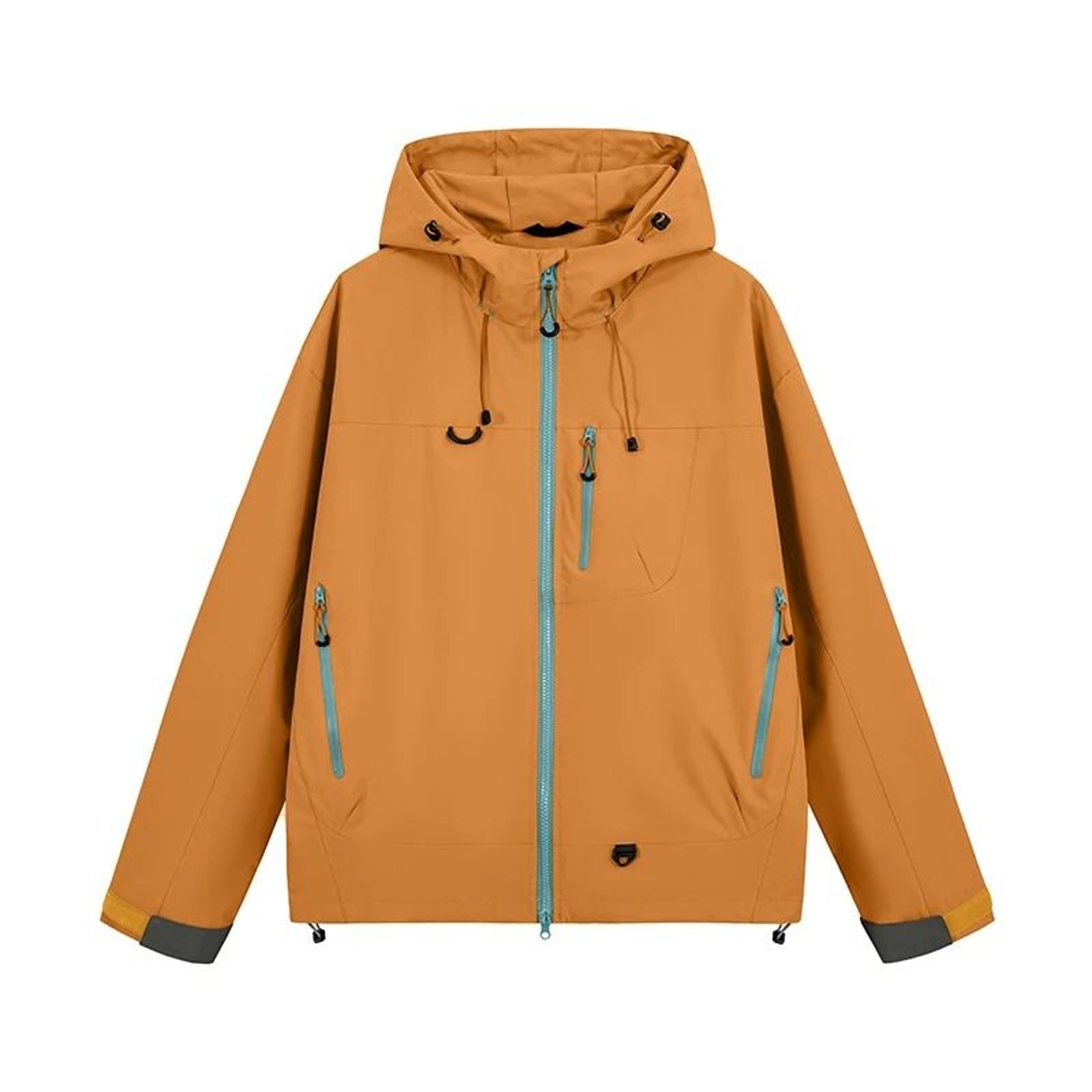 Waterproof Hiking Jacket Unisex Hooded Outdoor Windbreaker 1