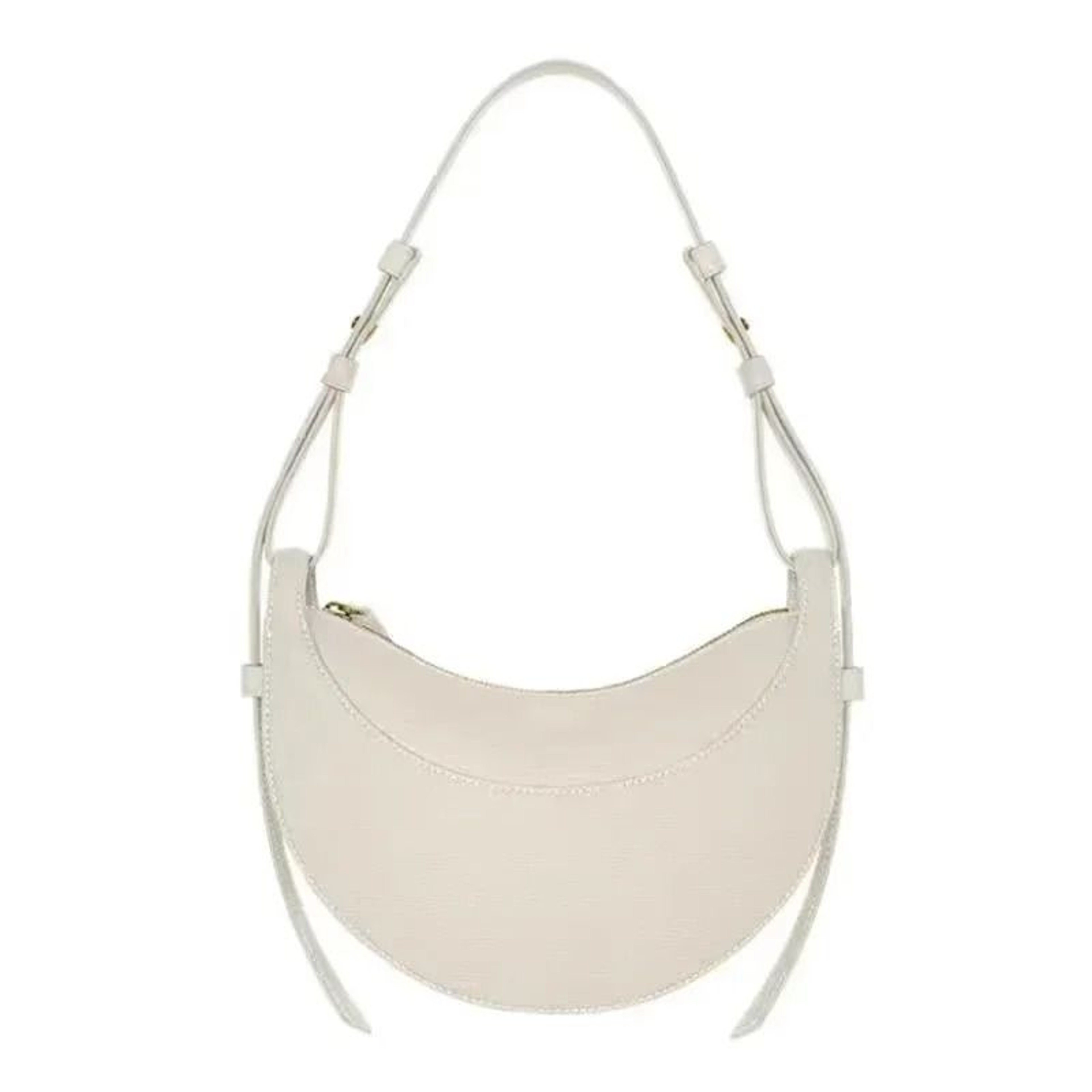 Genuine Leather Crescent Crossbody Shoulder Bag For Women 2