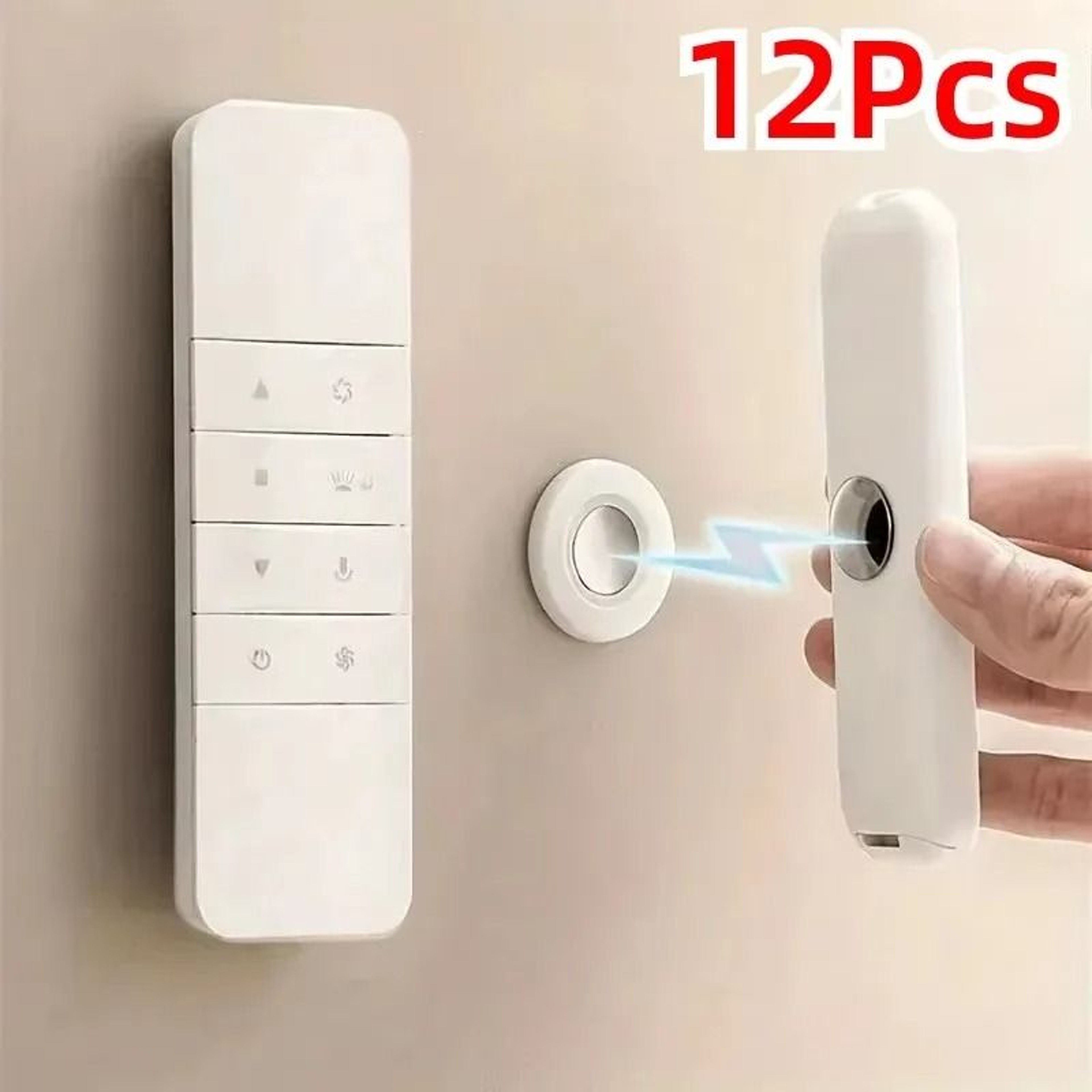 Magnetic Remote Holder Wall Mounted TV Remote Organizer With Adhesive Backing 4